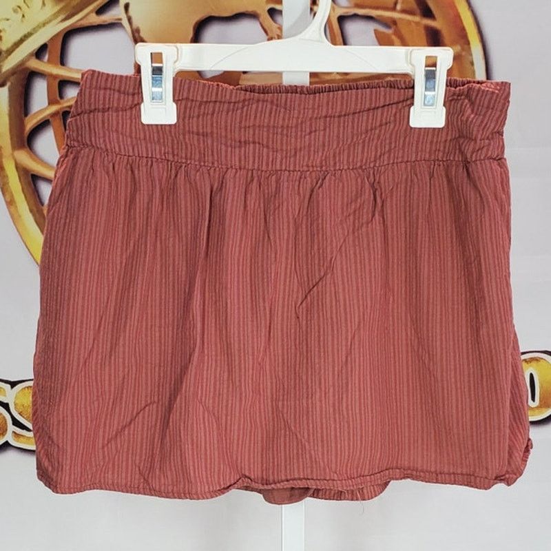 Other Love Notes Mauve Red Smocked Skort Size Large Size 34" / US 12 / IT 48 - 1 Thumbnail