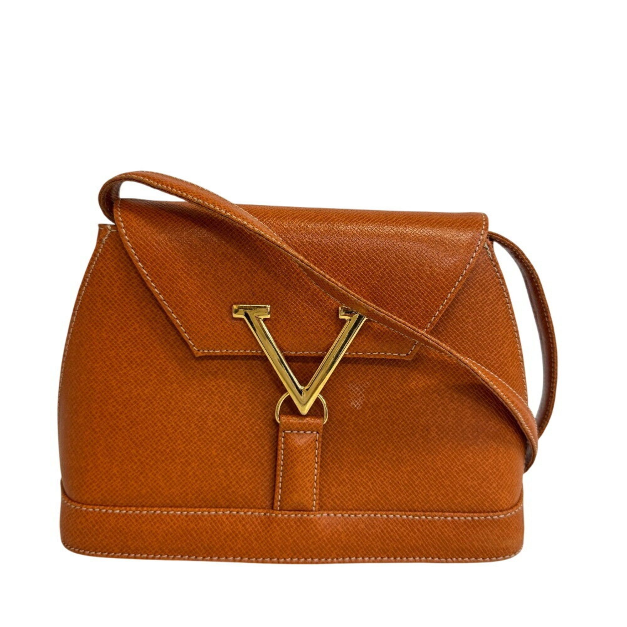 VALENTINO V Shoulder Bag Brown Women's