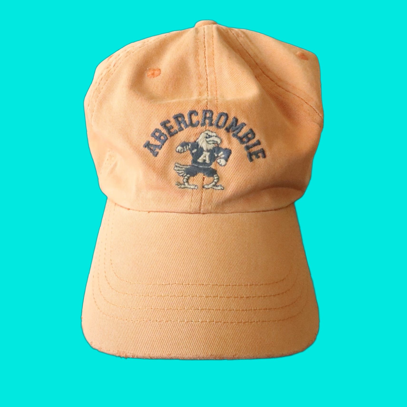 Vintage Vintage Abercrombie & Fitch Hat Strapback Baseball Cap One Size Orange Men Hats Size ONE SIZE - 1 Thumbnail