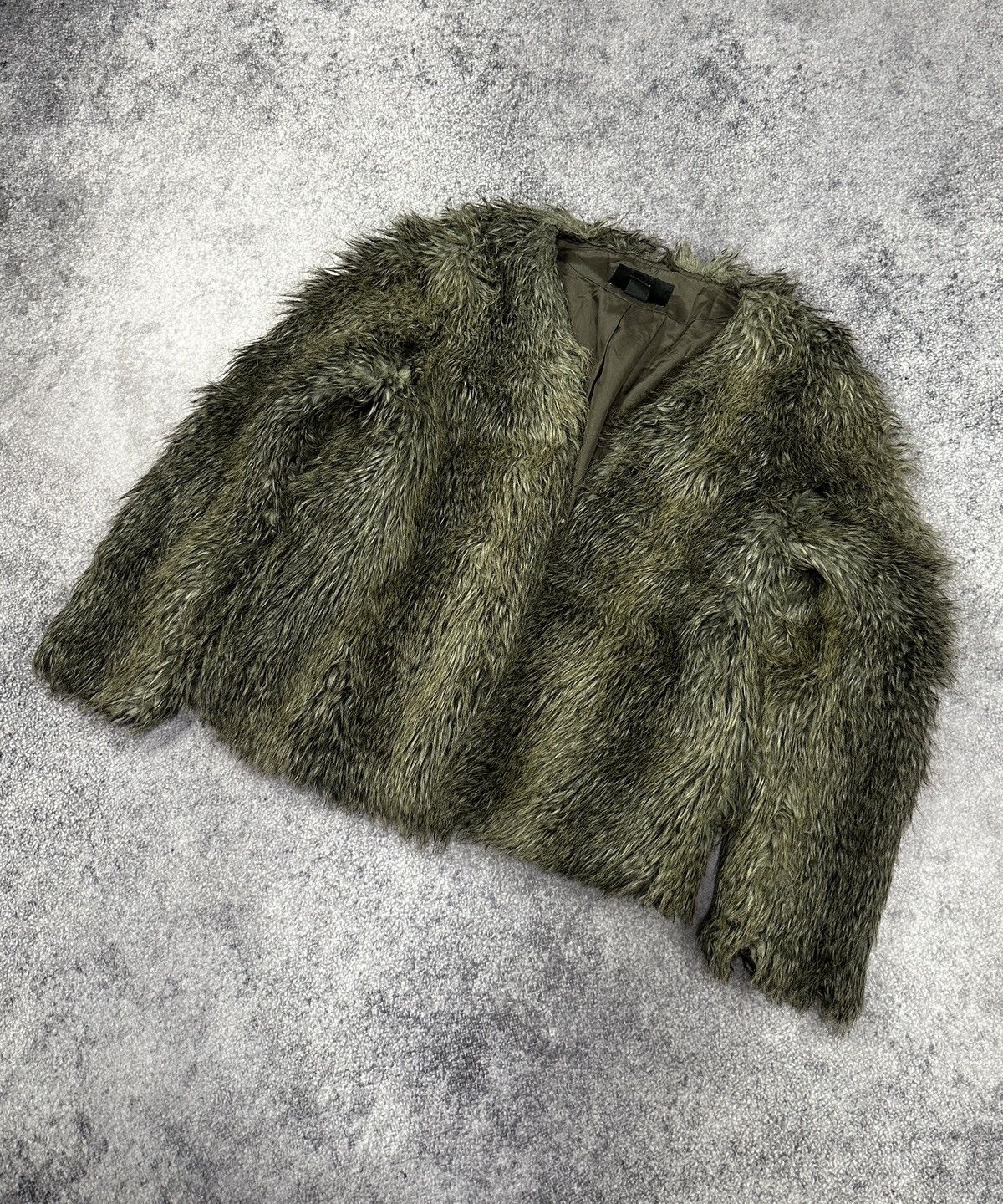 Other Y2K Vintage Fur Jacket Mohair Streetwear Opium Alt Rare VTg Size M / US 6-8 / IT 42-44 - 1 Thumbnail