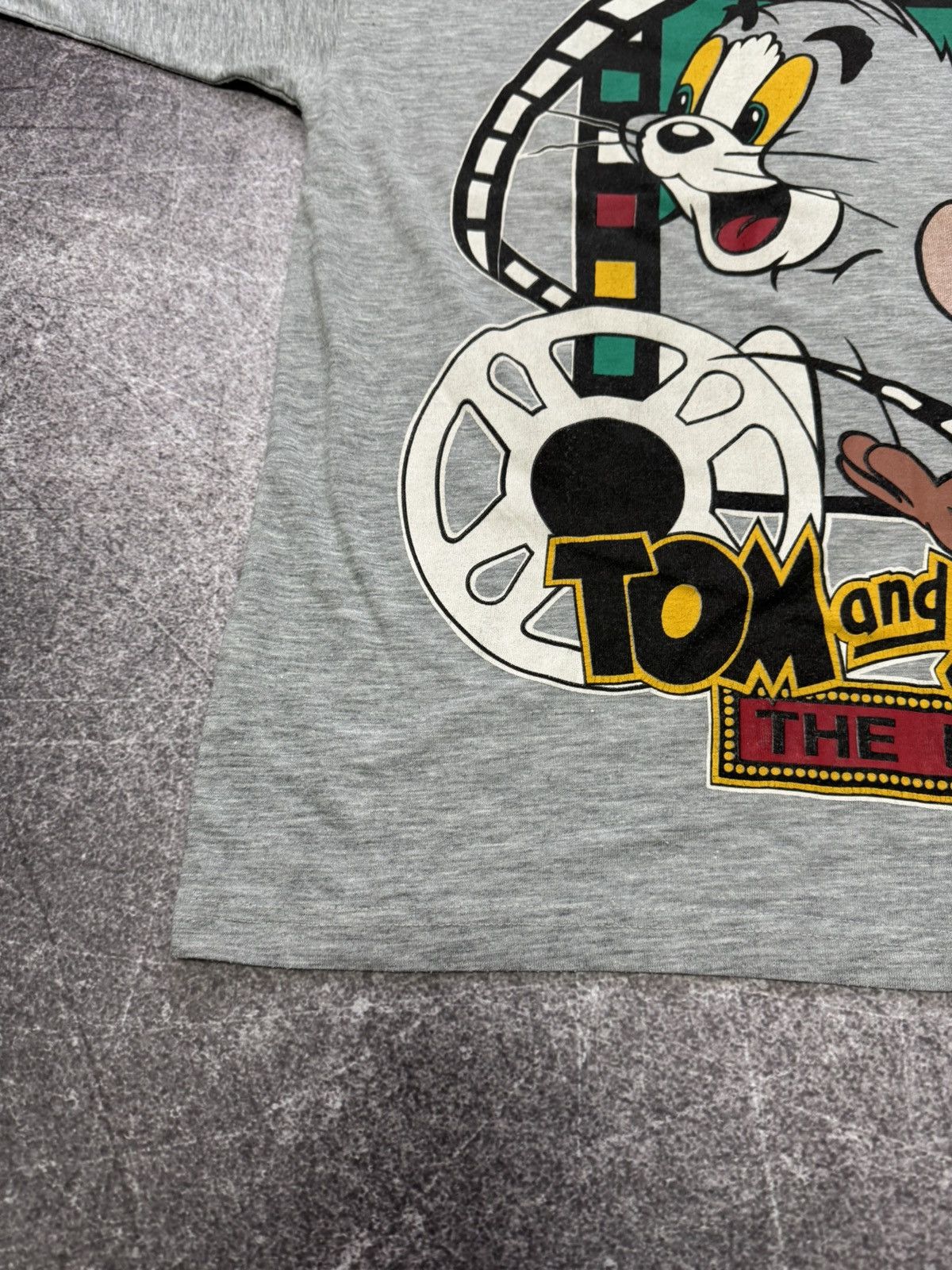 Vintage Tom And Jerry The Movie 1992 vinatge tee Size US L / EU 52-54 / 3 - 3 Thumbnail