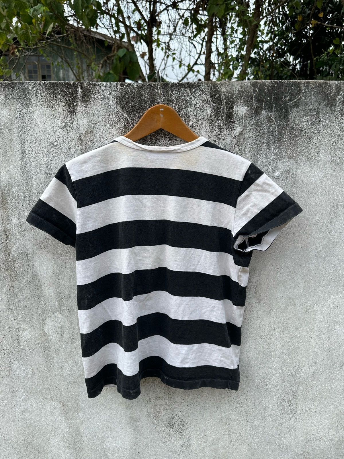 agnes b. Vintage Agnes B striped tshirt Size S / US 4 / IT 40 - 4 Thumbnail