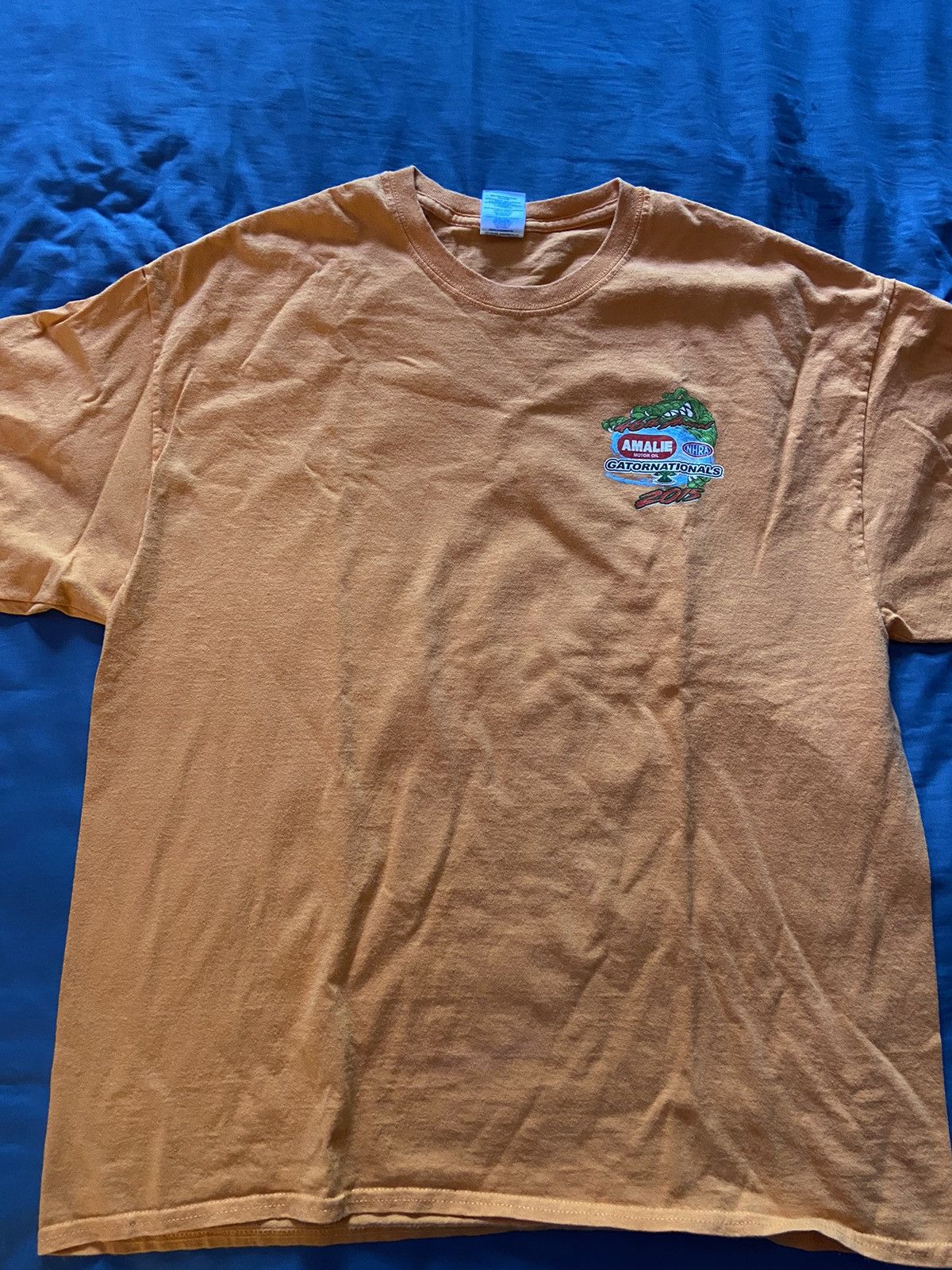 Vintage Amalie Gator Nationals NHRA 2015 Shirt Size US XL / EU 56 / 4 - 2 Thumbnail