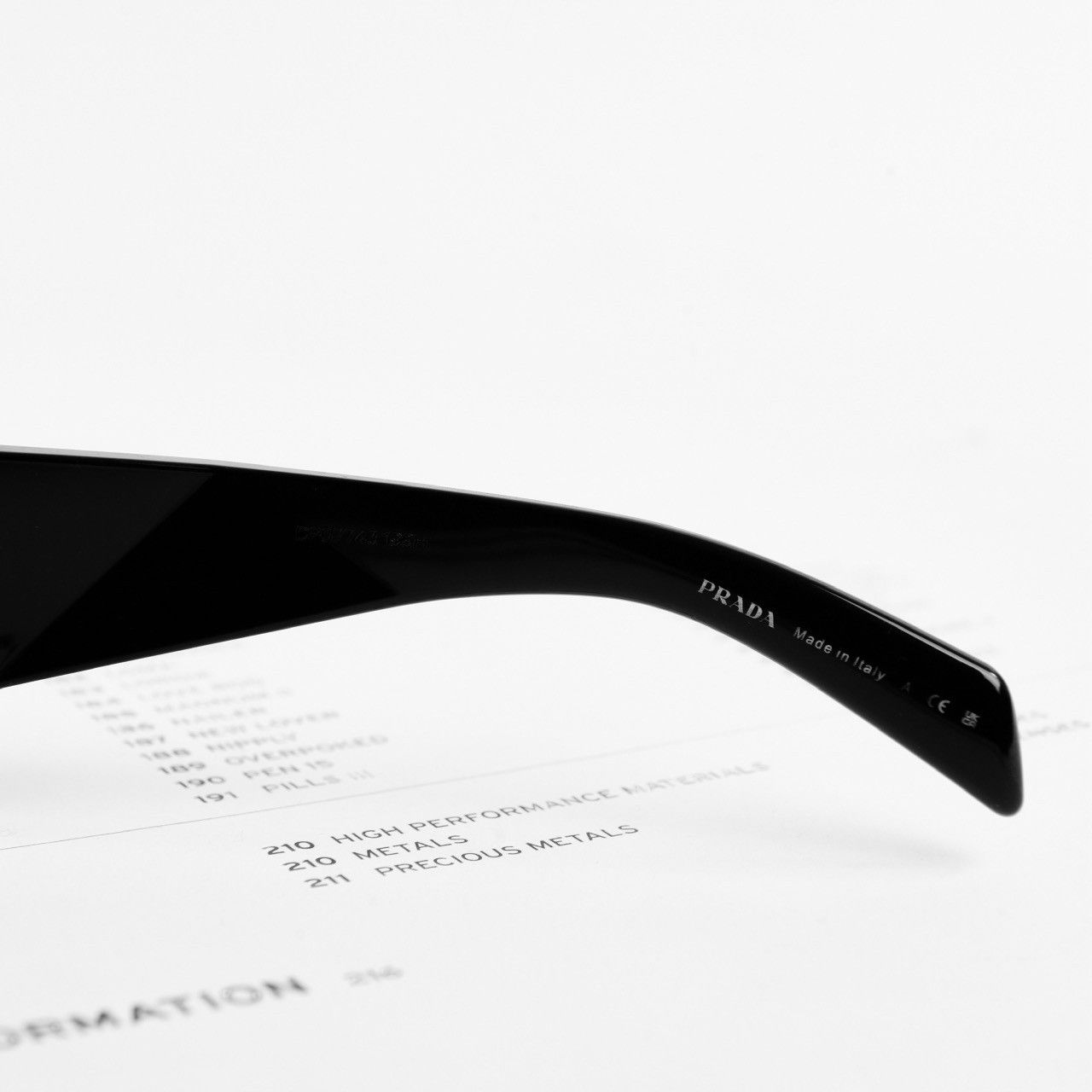 Prada PRADA 0PR A19S 1AB5S0 SUNGLASSES Size ONE SIZE - 4 Thumbnail