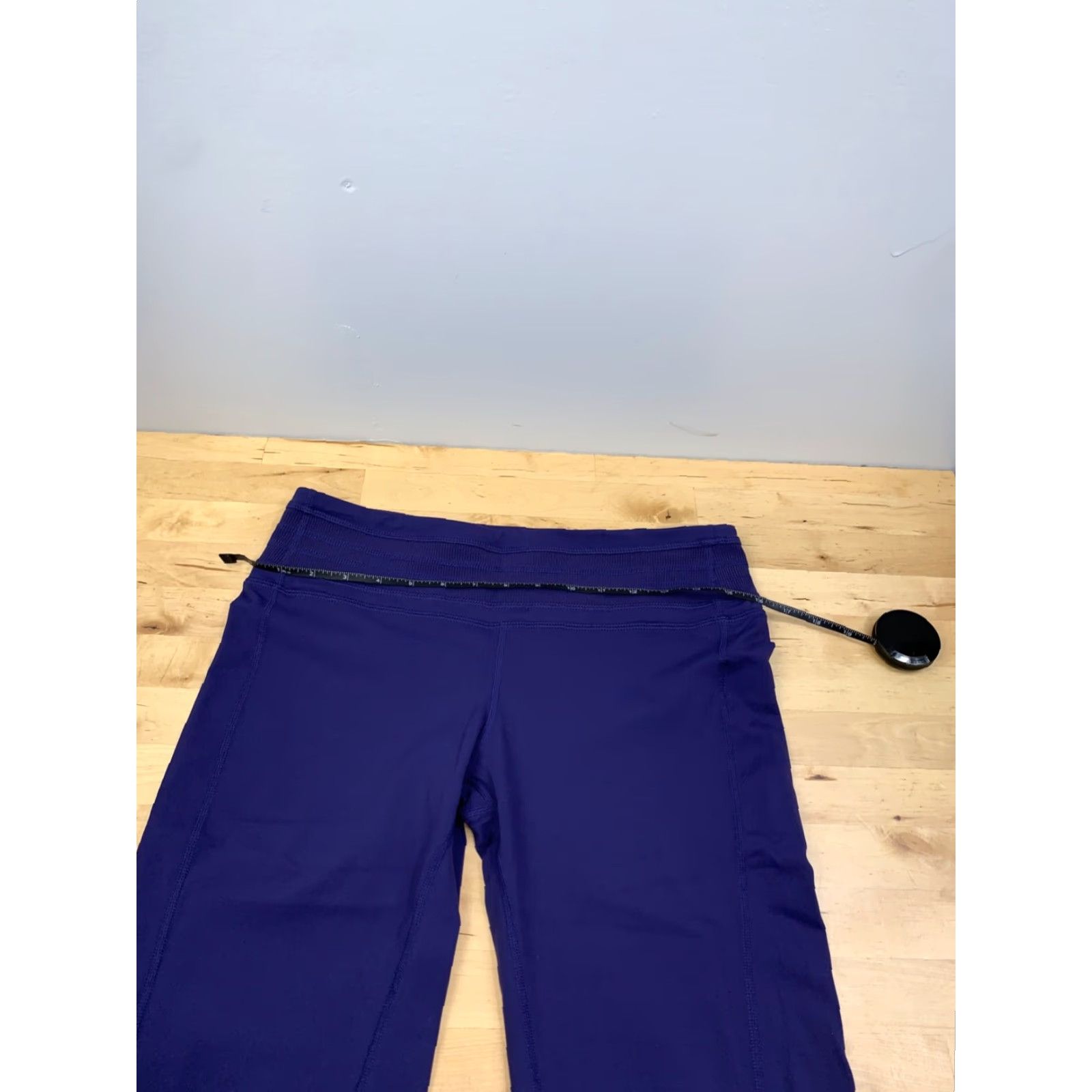 Prana prAna Olympia Wide Leg Athletic Leggings Womens L Purple Casual Activewear #8966 Size 36" / US 14 / IT 50 - 6 Thumbnail