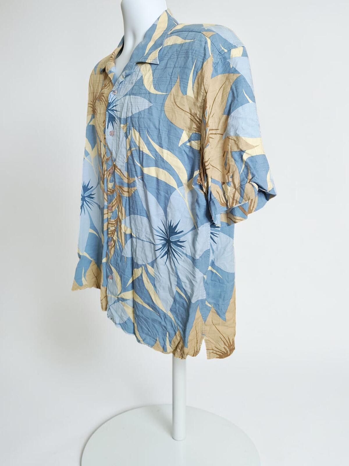 Cubavera Cubavera XL Button-Up Short Sleeve Floral Shirt Size US XL / EU 56 / 4 - 4 Thumbnail