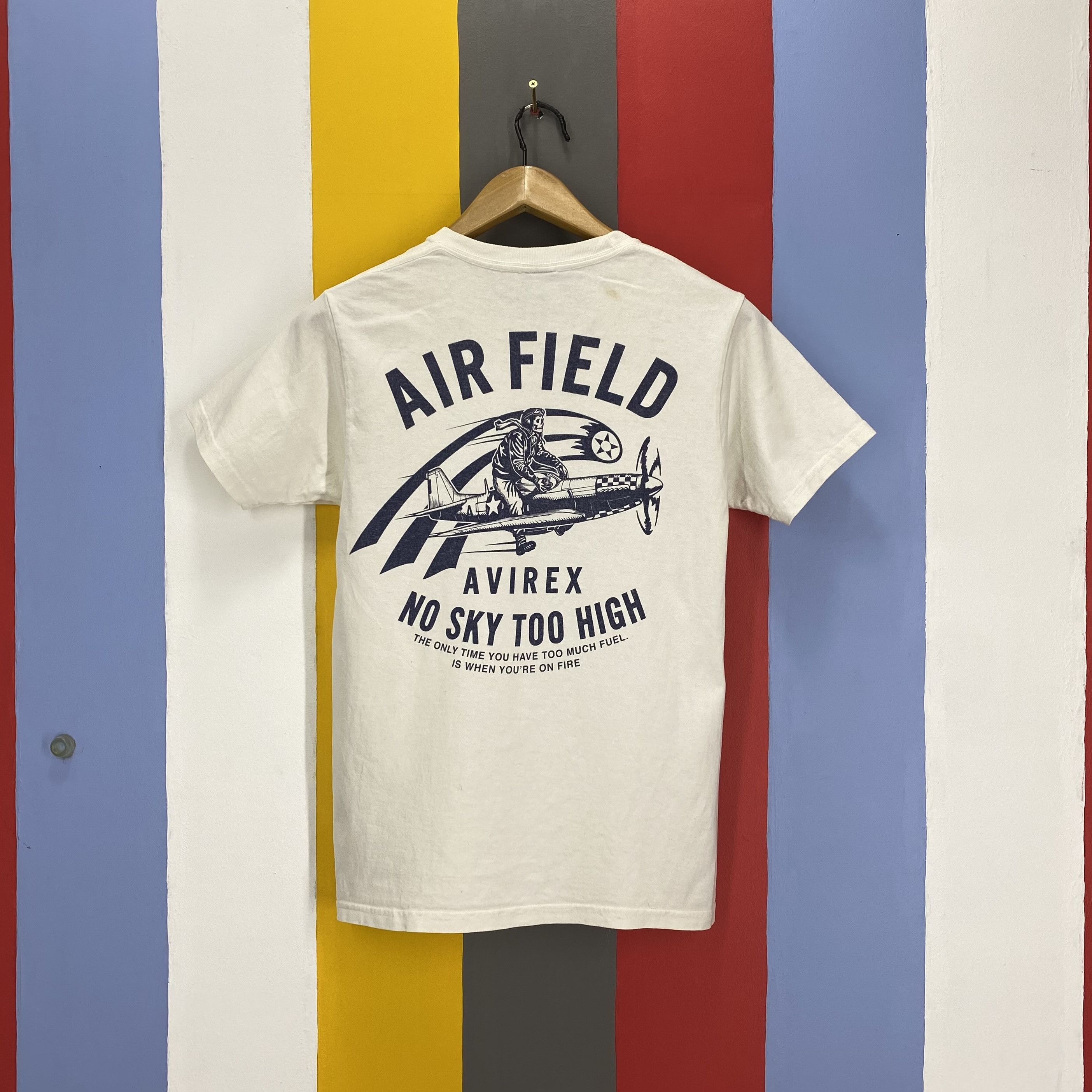 Avirex AVIREX AIR FIELD Crew Neck T Shirt #1846/08 Size US S / EU 44-46 / 1 - 1 Thumbnail