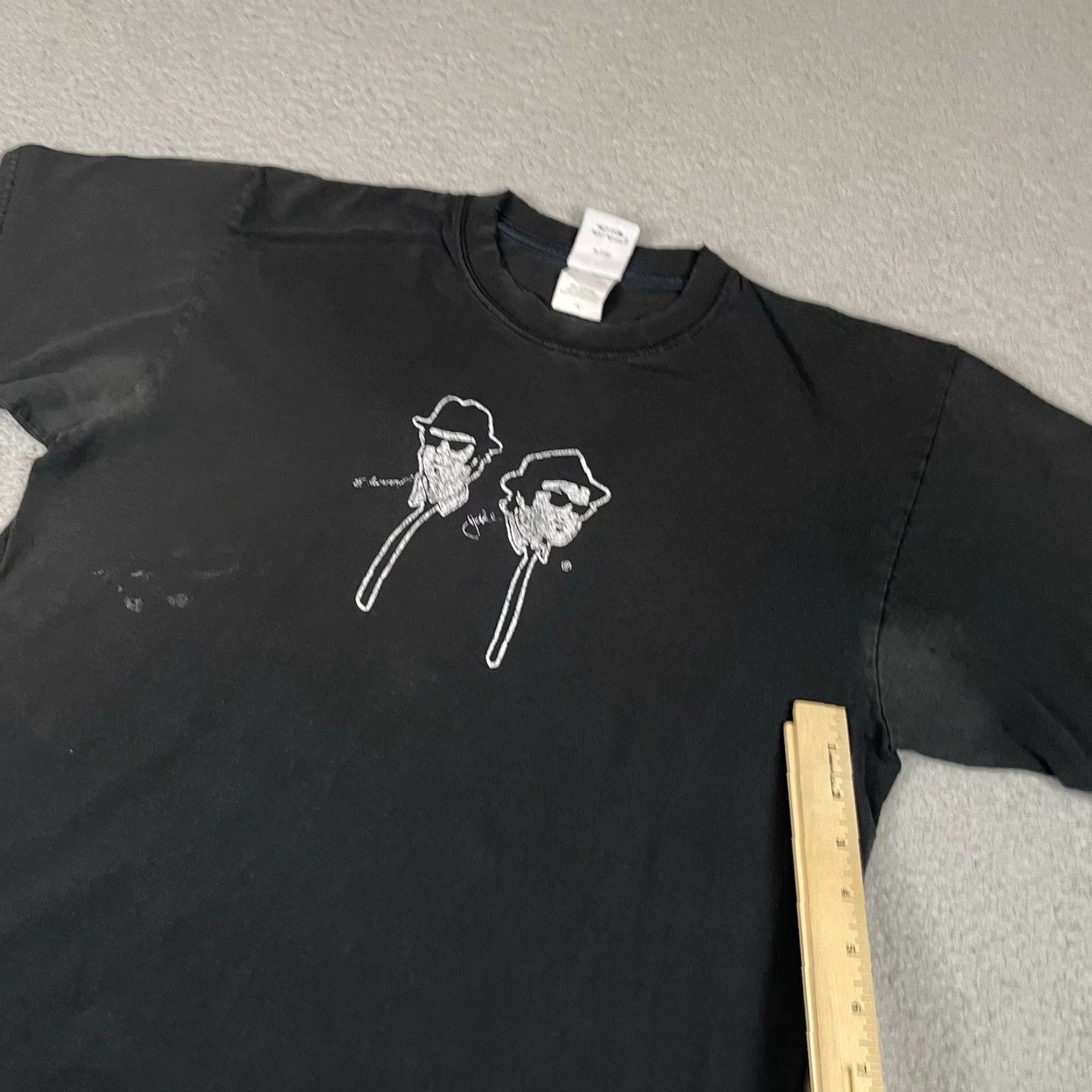 Vintage VINTAGE House of Blues Shirt Mens L Black Crew Neck Short Sleeve Logo Distressed Blues Brothers Shirt 1242 Size US L / EU 52-54 / 3 - 5 Thumbnail