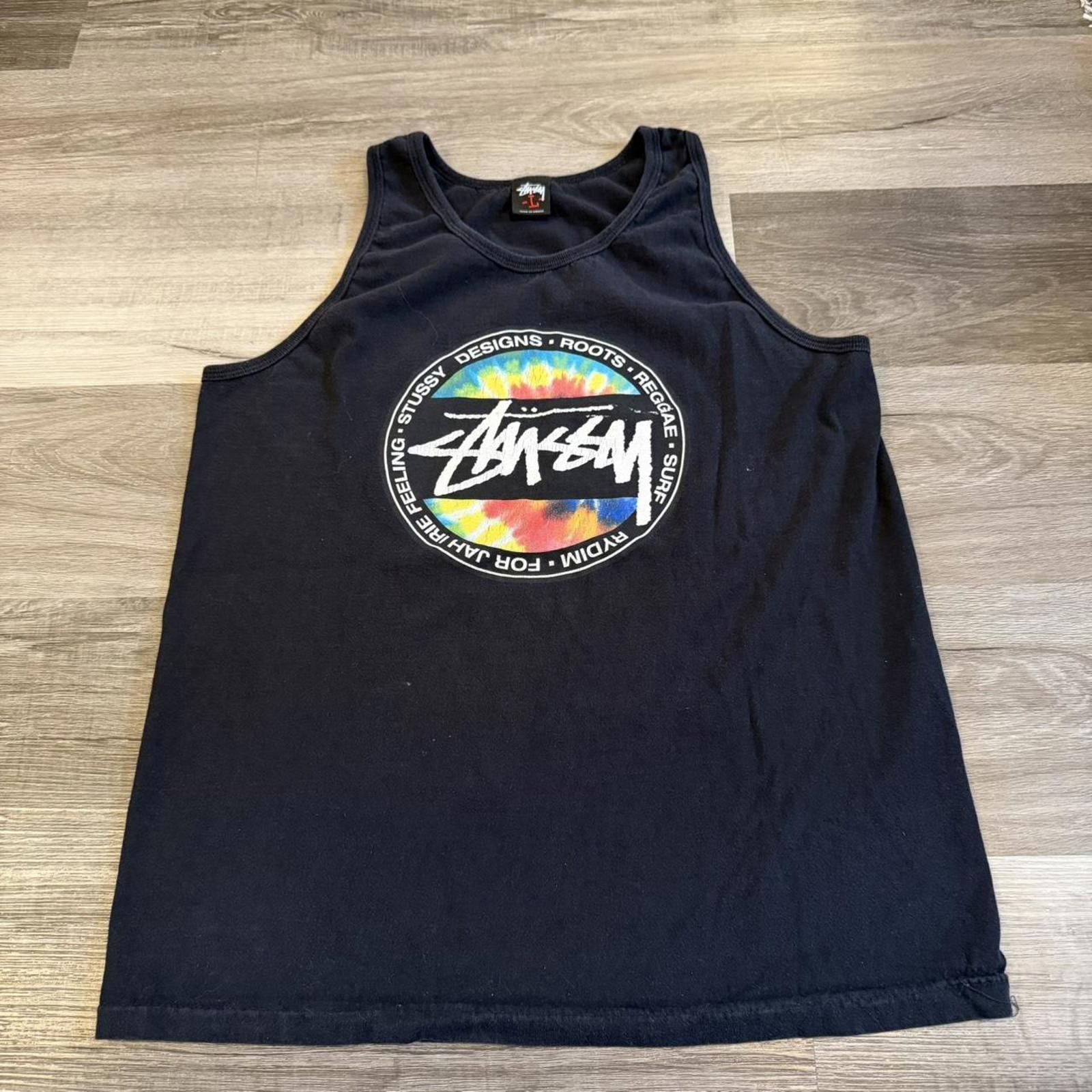 Stussy stussy roots reggae tank top shirt 00s L Size US L / EU 52-54 / 3 - 3 Thumbnail