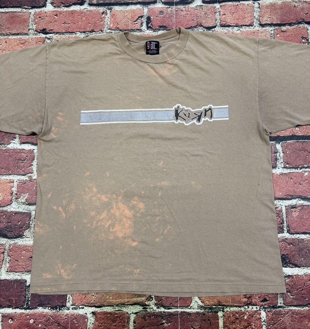Giant Vintage 1996 KORN Nu Metal Band Tee Thrashed Distressed Size US XL / EU 56 / 4 - 3 Thumbnail