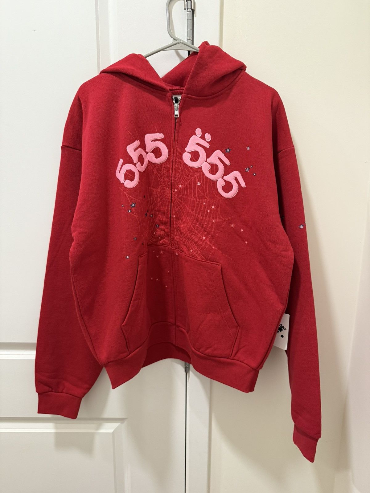 Sp5der Sp5der V2 angel number zip hoodie ‘Merlot’ Size US L / EU 52-54 / 3 - 1 Thumbnail
