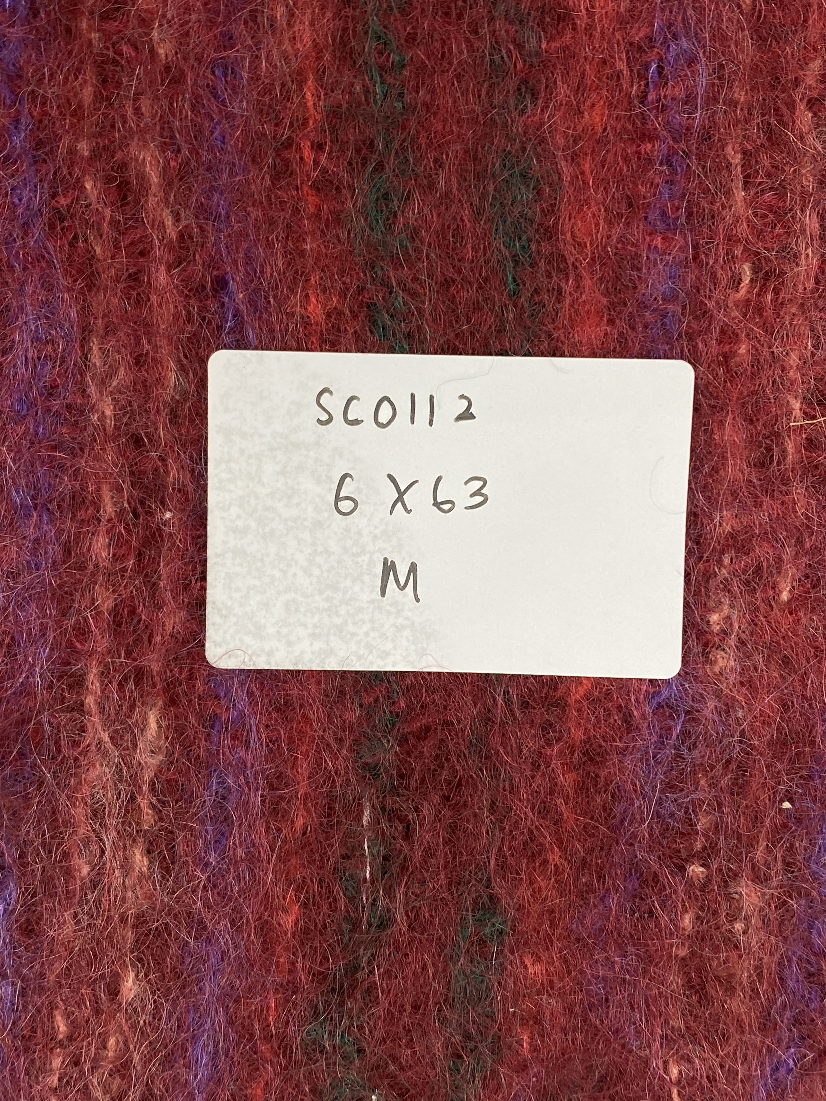 Other ST.ALBANS Plaid Mohair Scarf Muffler - SC0112 Size ONE SIZE - 10 Thumbnail
