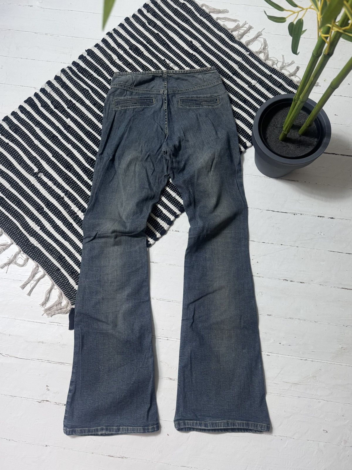 Vintage VINTAGE WASHED DENIM STYLE 2000s OPIUM PANTS Size 27" / US 4 / IT 40 - 6 Thumbnail