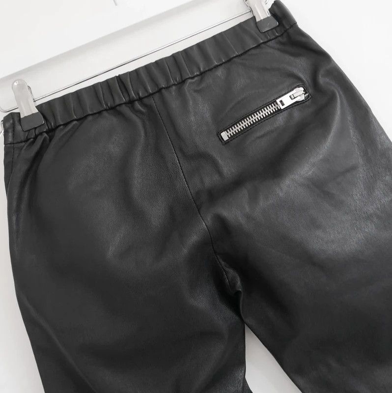 Joseph Joseph Spark Leather Biker Trousers Size 26" / US 2 / IT 38 - 4 Thumbnail
