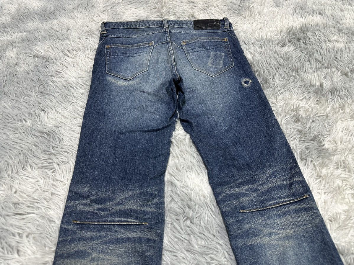 Number (N)ine 🔥Y2K 2000s Number (N)ine Note Denim Distressed Size US 30 / EU 46 - 8 Thumbnail