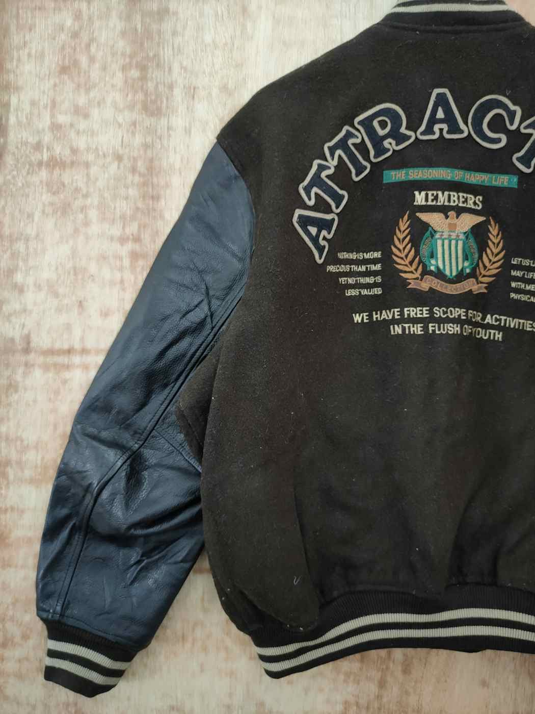 Japanese Brand MacHope Stadium wool varsity jacket vintage #4095 DLAL Size US L / EU 52-54 / 3 - 9 Thumbnail