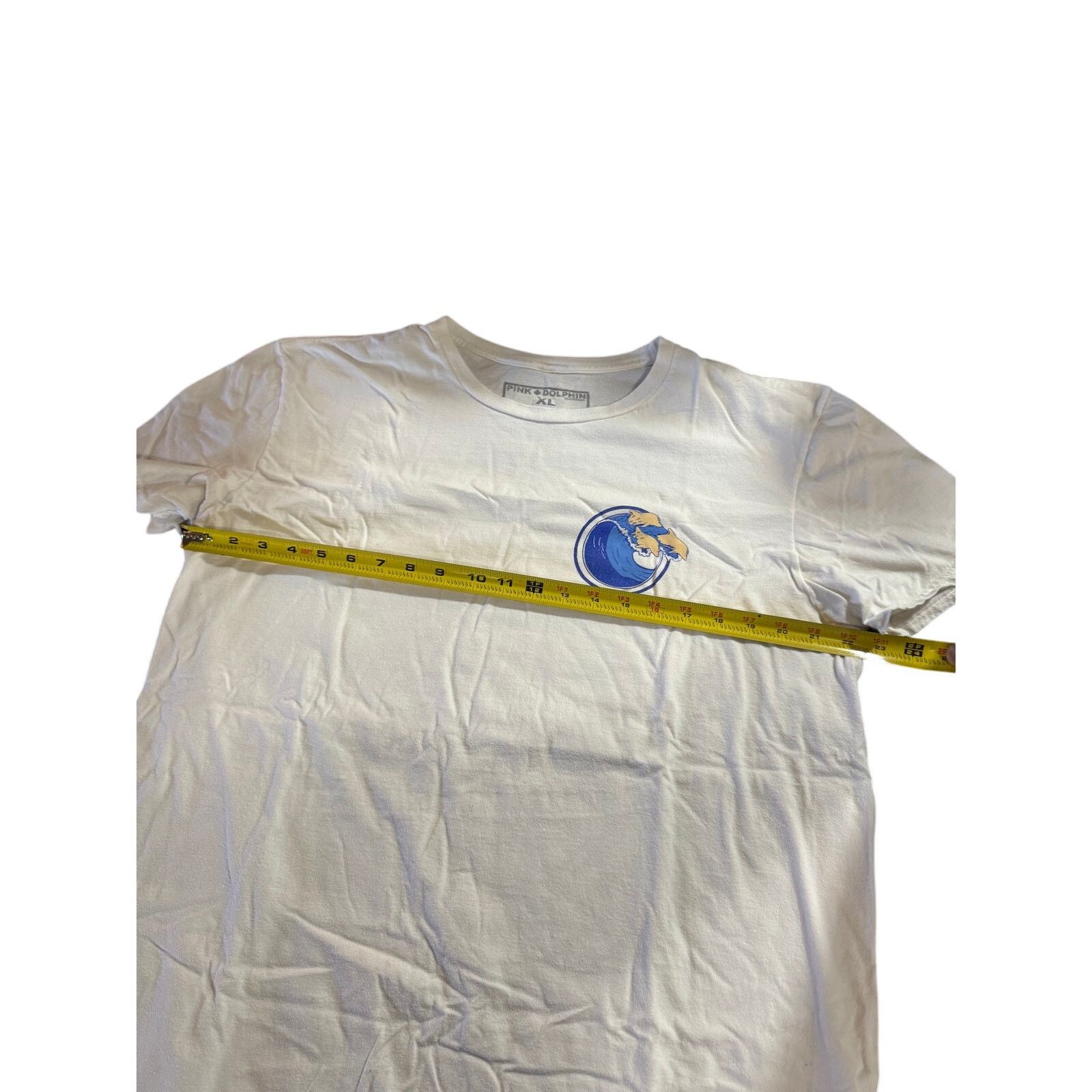 Pink Dolphin Pink Dolphin Clothing Tee Men's XL White Wave Vintage Size US XL / EU 56 / 4 - 4 Thumbnail