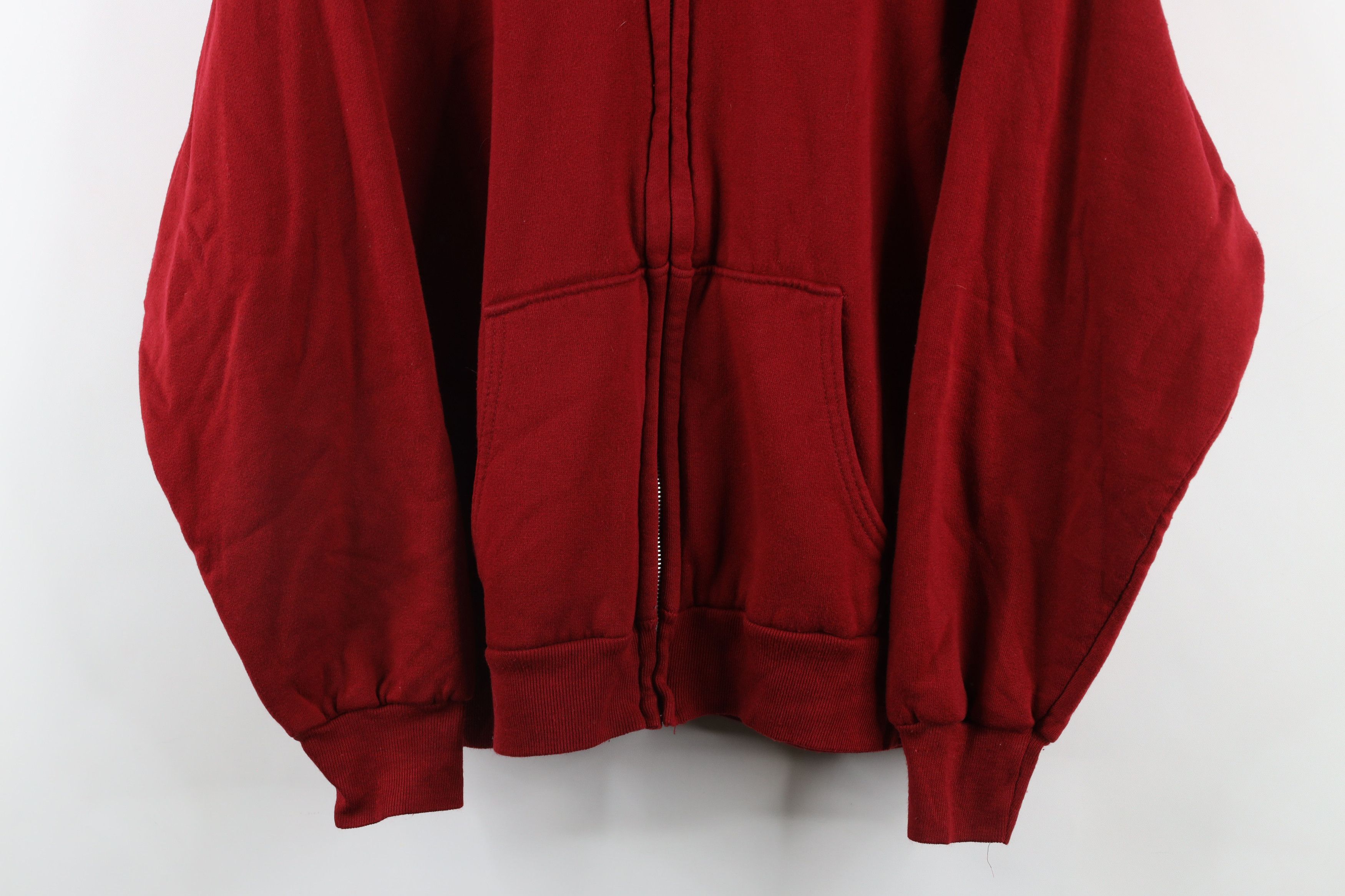 Vintage Vintage 70s Streetwear Thermal Waffle Knit Lined Hoodie USA Size ONE SIZE - 3 Thumbnail