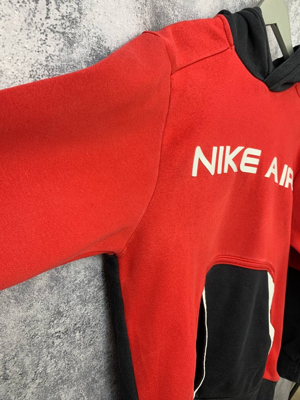Nike Nike Nsw Air Fleece Hoodie Black/Red Size US M / EU 48-50 / 2 - 12 Thumbnail