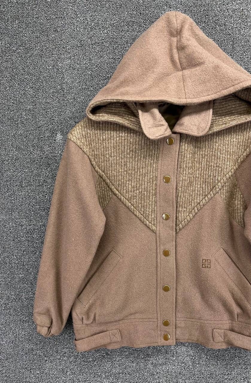 Givenchy Vintage Givenchy Enfants Hooded Wool Jacket Size US XS / EU 42 / 0 - 2 Thumbnail