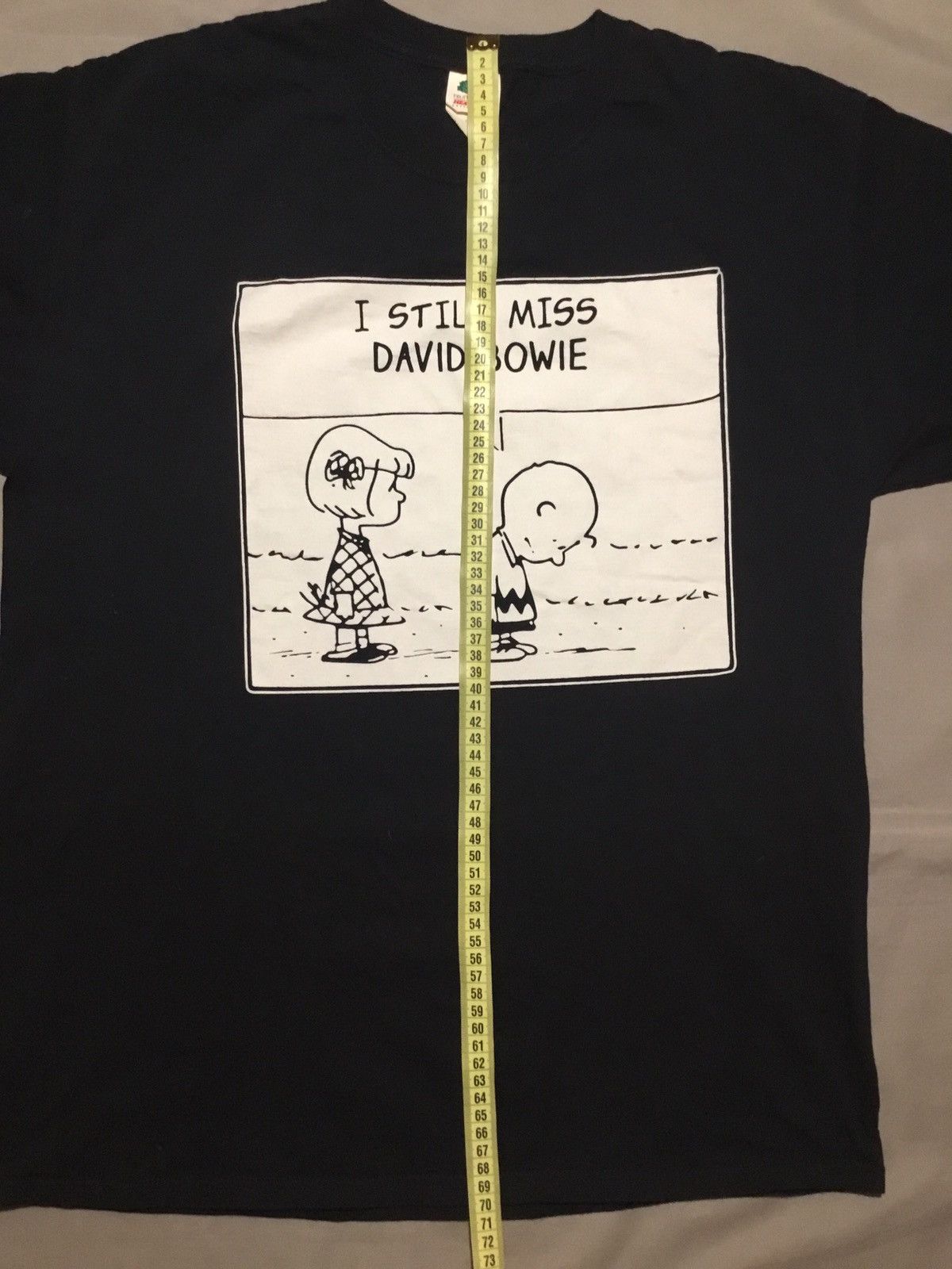 Fruit Of The Loom David Bowie Band Musician T-Shirt Mens Size Large Size US L / EU 52-54 / 3 - 7 Thumbnail