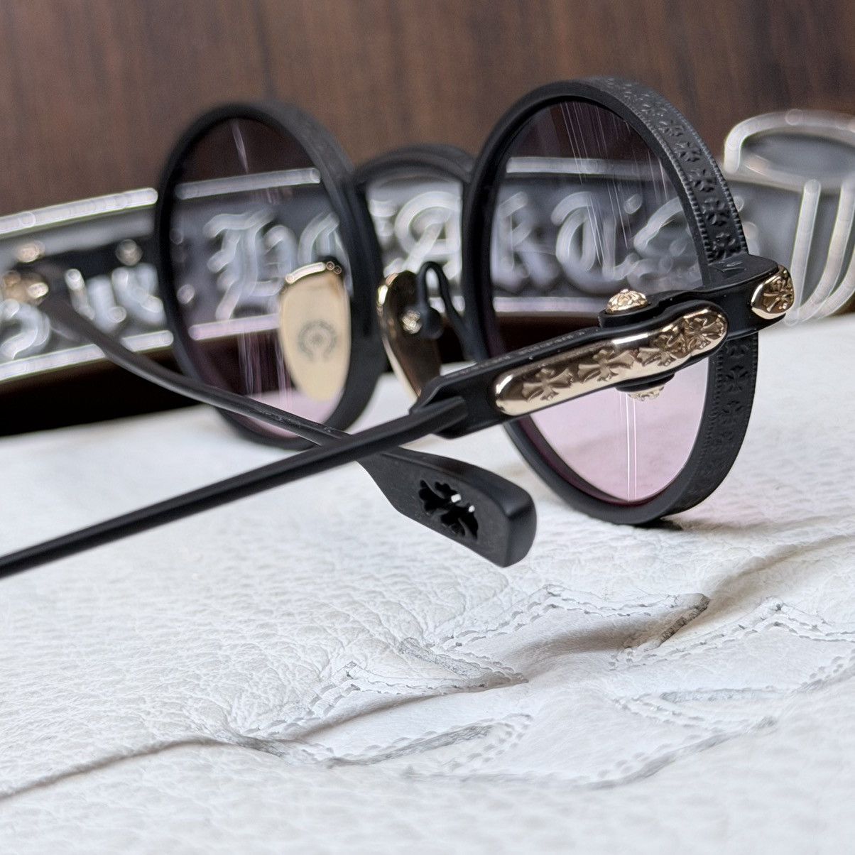 Chrome Hearts Chrome Hearts Honey Dipped 1/1 Sunglasses Size ONE SIZE - 10 Thumbnail
