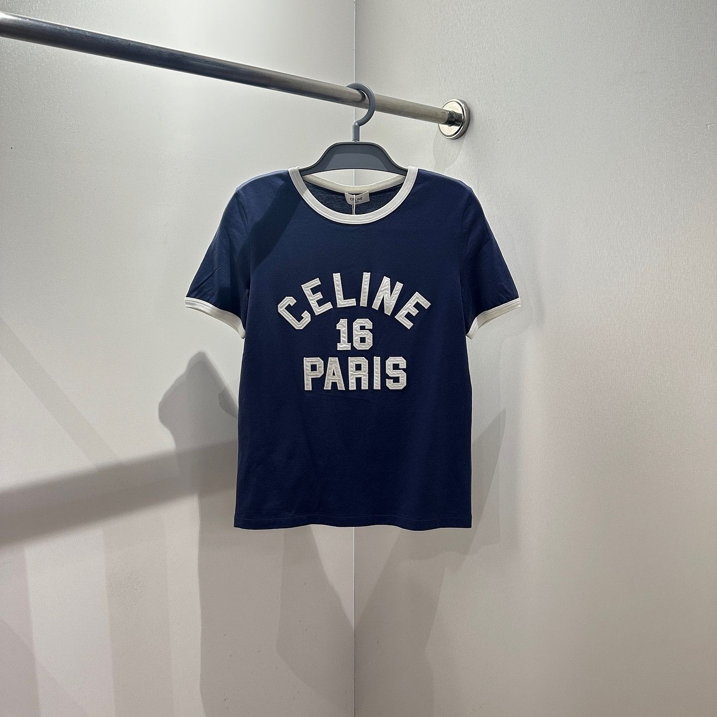 Celine Celine 16 Paris Logo T-Shirt XS Size XS / US 0-2 / IT 36-38 - 1 Thumbnail