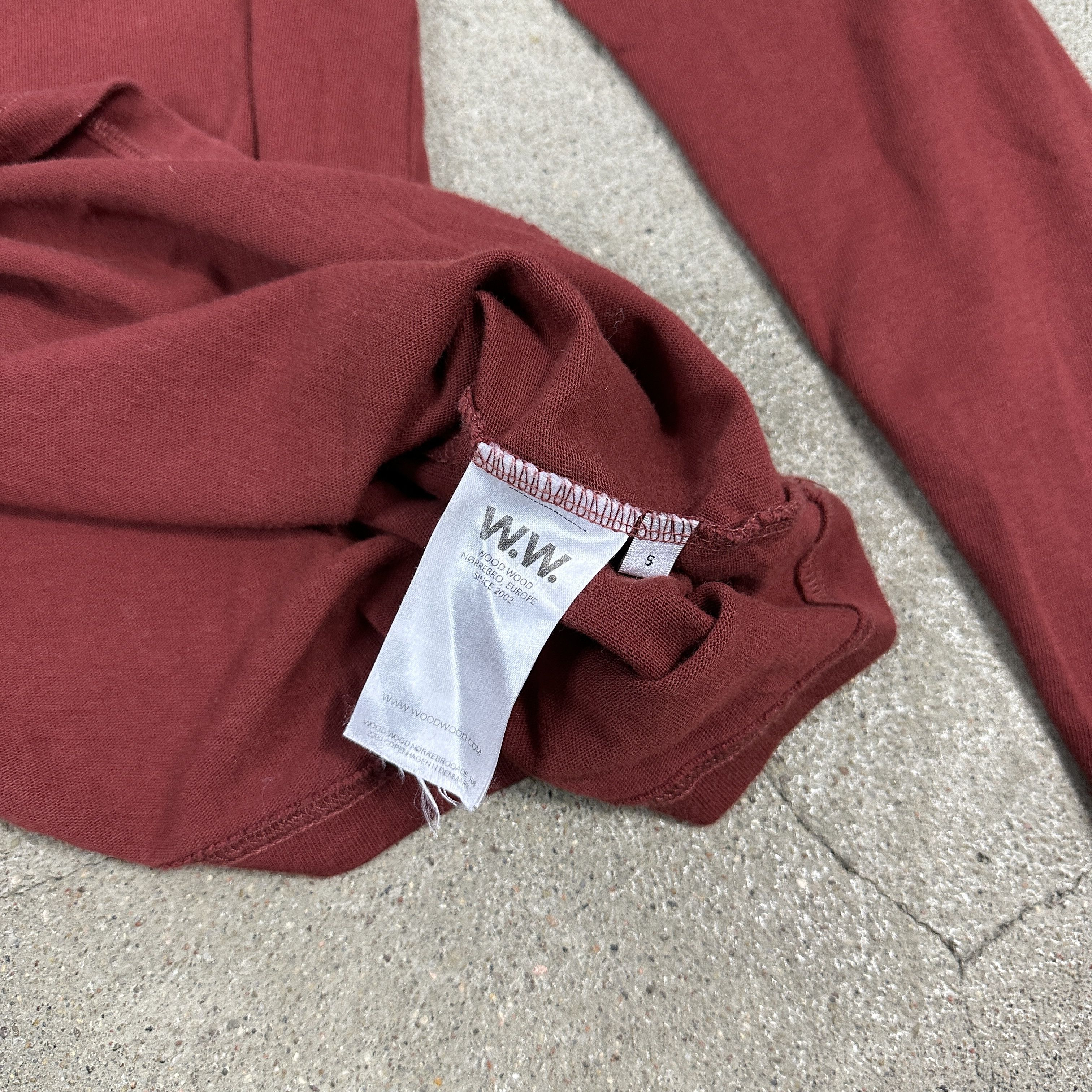 Vintage × Wood Wood Vintage Streetwear Casual Wood Wood Y2K Longsleeve Size US S / EU 44-46 / 1 - 5 Thumbnail