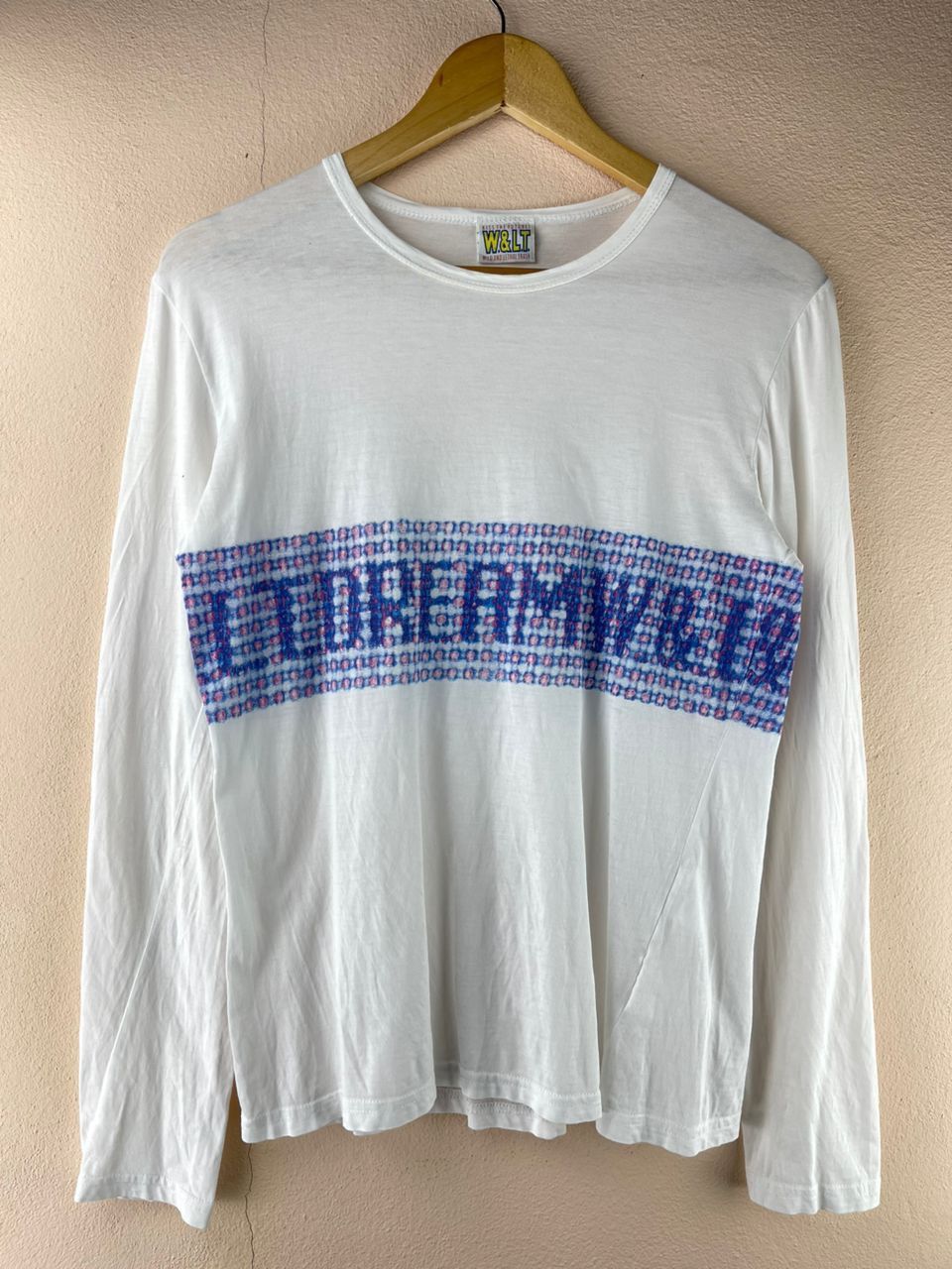 Walter Van Beirendonck Walter Van Bereindonck W&LT Spellout Long Sleeve Logo Tee Size US M / EU 48-50 / 2 - 1 Thumbnail