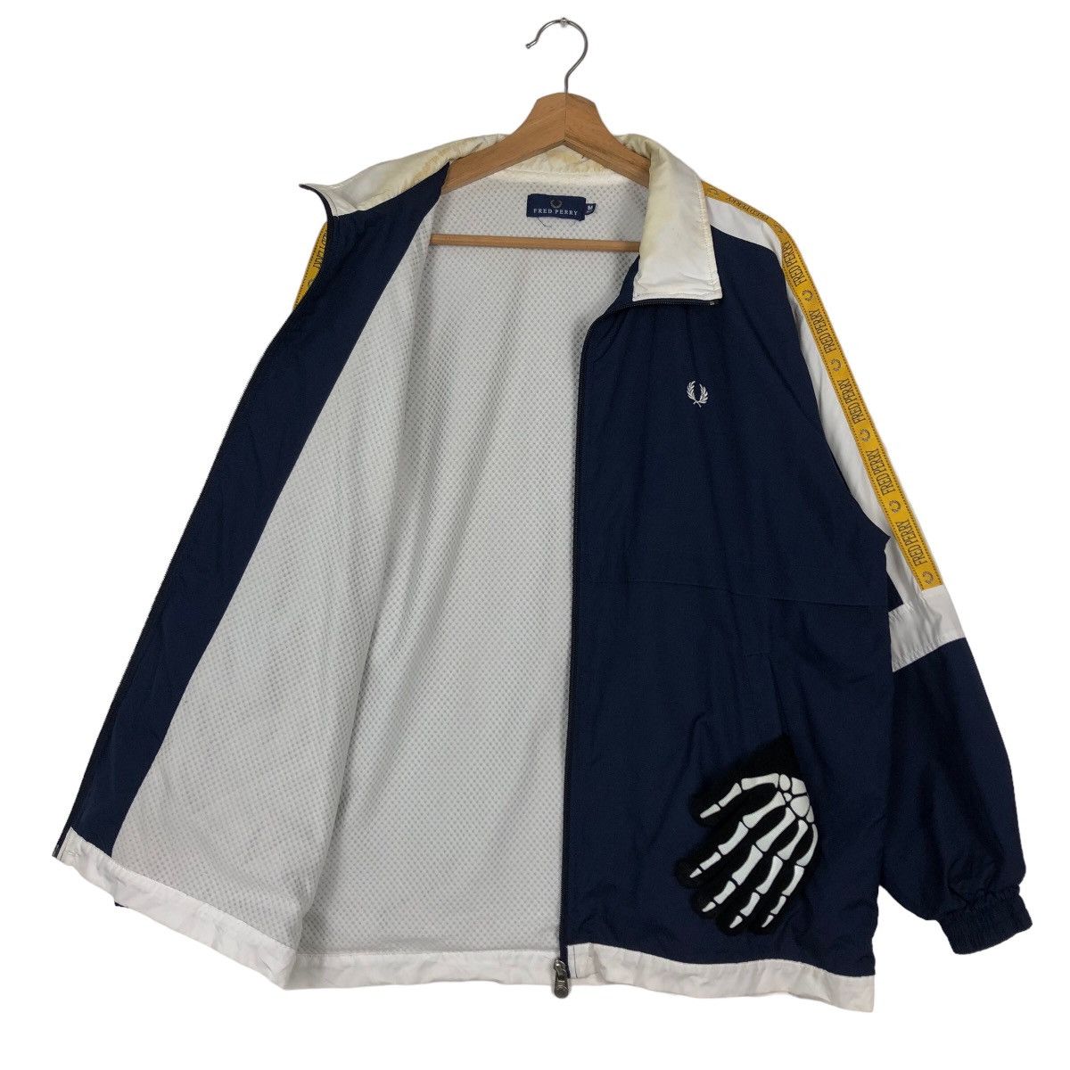 Fred Perry 🔥90’s Vintage Fred Perry Striped Jacket Inspire Raff Simons Size US M / EU 48-50 / 2 - 9 Thumbnail