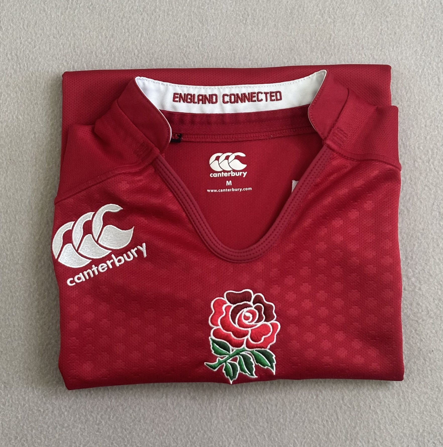 Canterbury of New Zealand England Rugby 2014/2015 Canterbury Jersey Size M Size US M / EU 48-50 / 2 - 18 Thumbnail