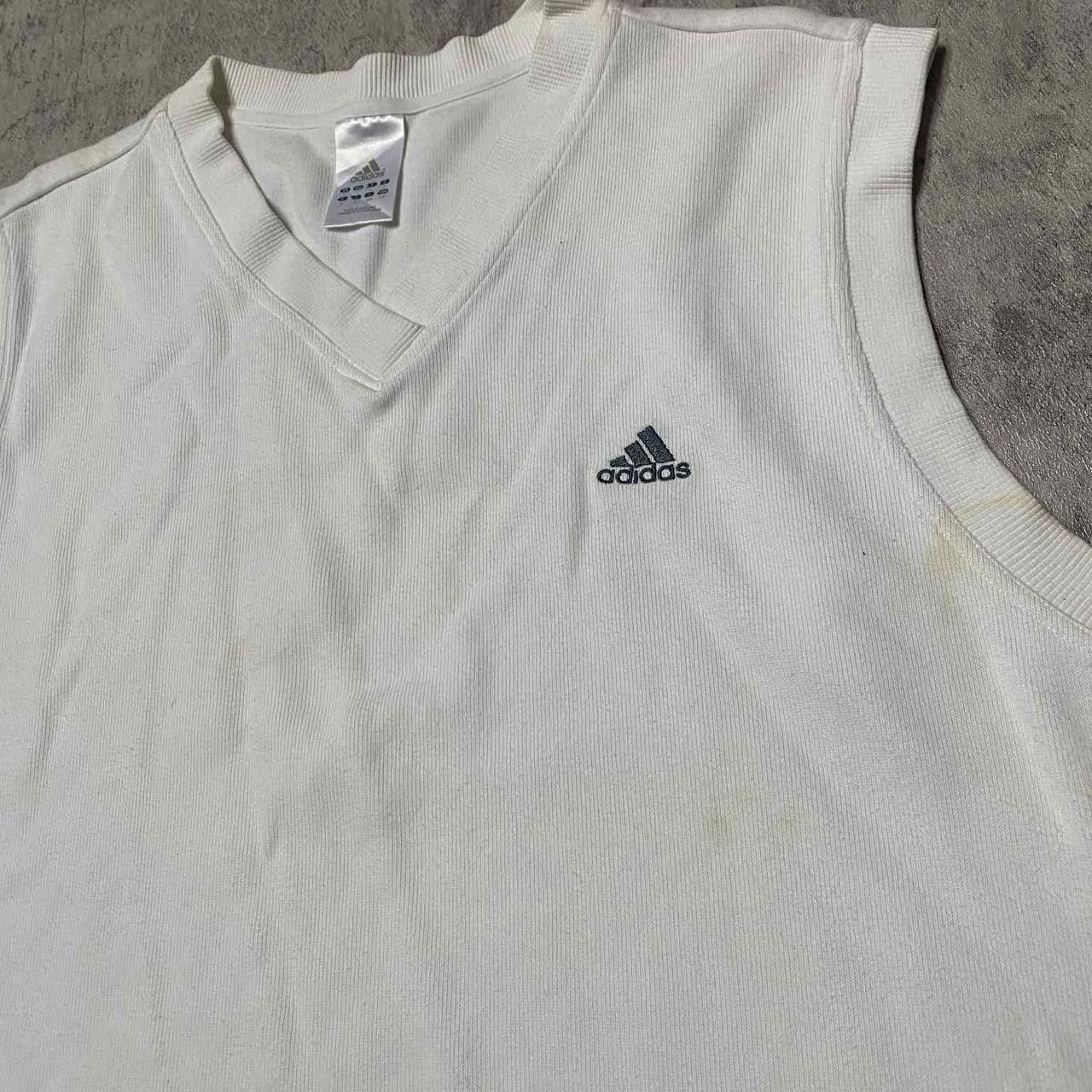 Adidas Adidas white sleeveless shirt Size US L / EU 52-54 / 3 - 2 Thumbnail