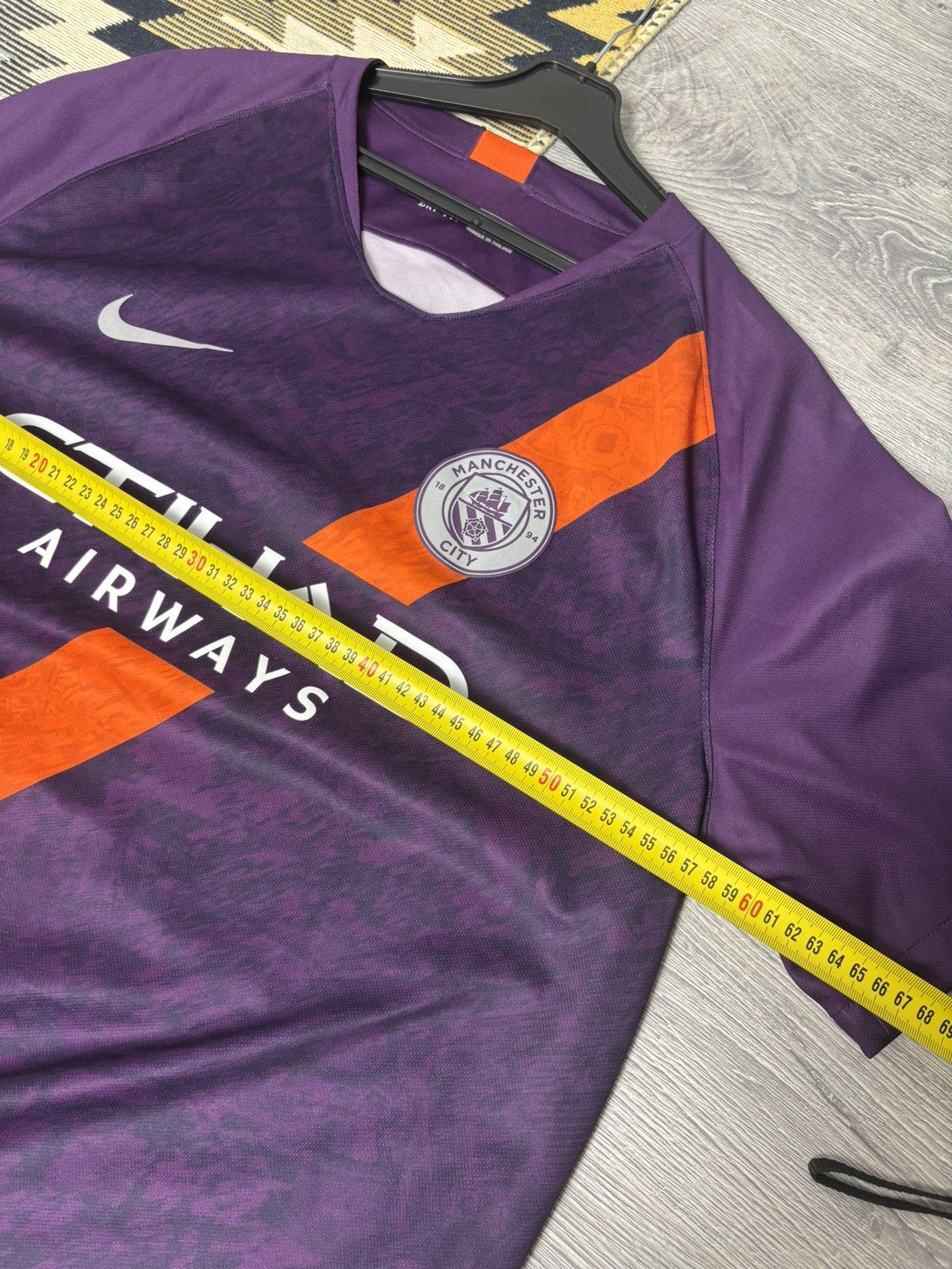 Nike Nike Manchester City 2018 2019 Third Football Soccer Jersey Size US XL / EU 56 / 4 - 12 Thumbnail