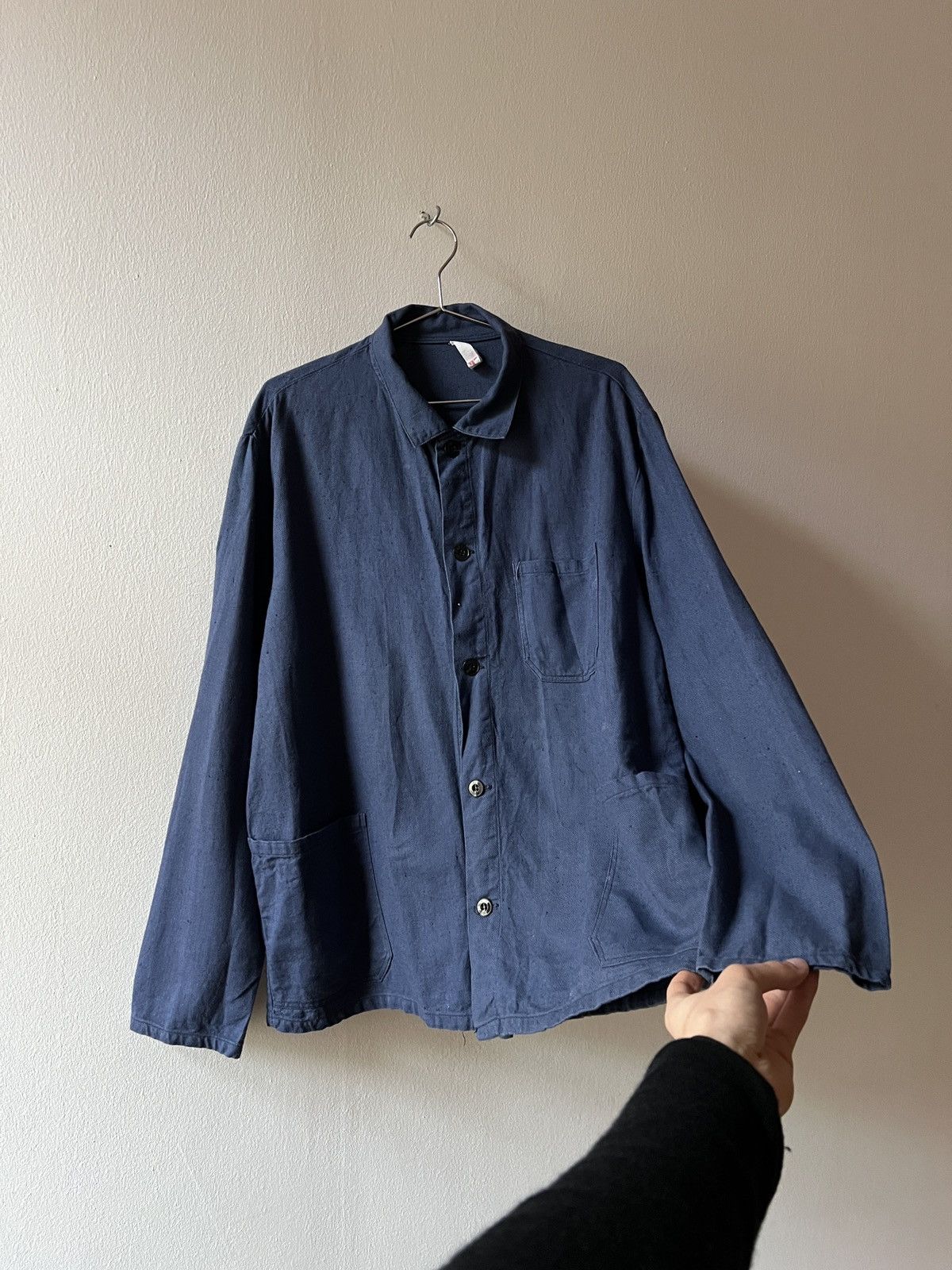 Vintage 50s Laboureur Chore Light Jacket Workwear Shirt