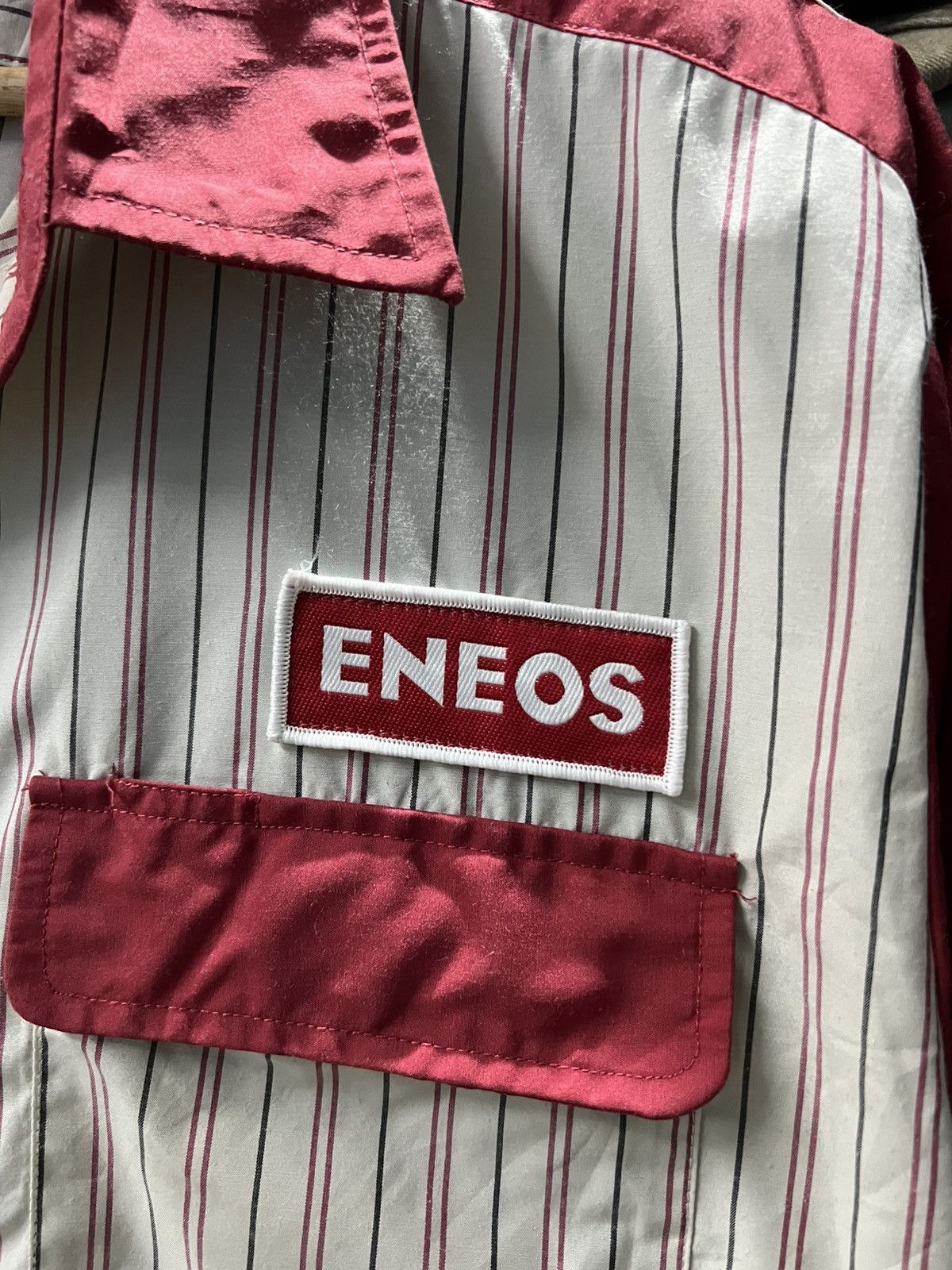 Japanese Brand Vintage Eneos Button Up Long Sleeve Shirt Size US L / EU 52-54 / 3 - 8 Thumbnail