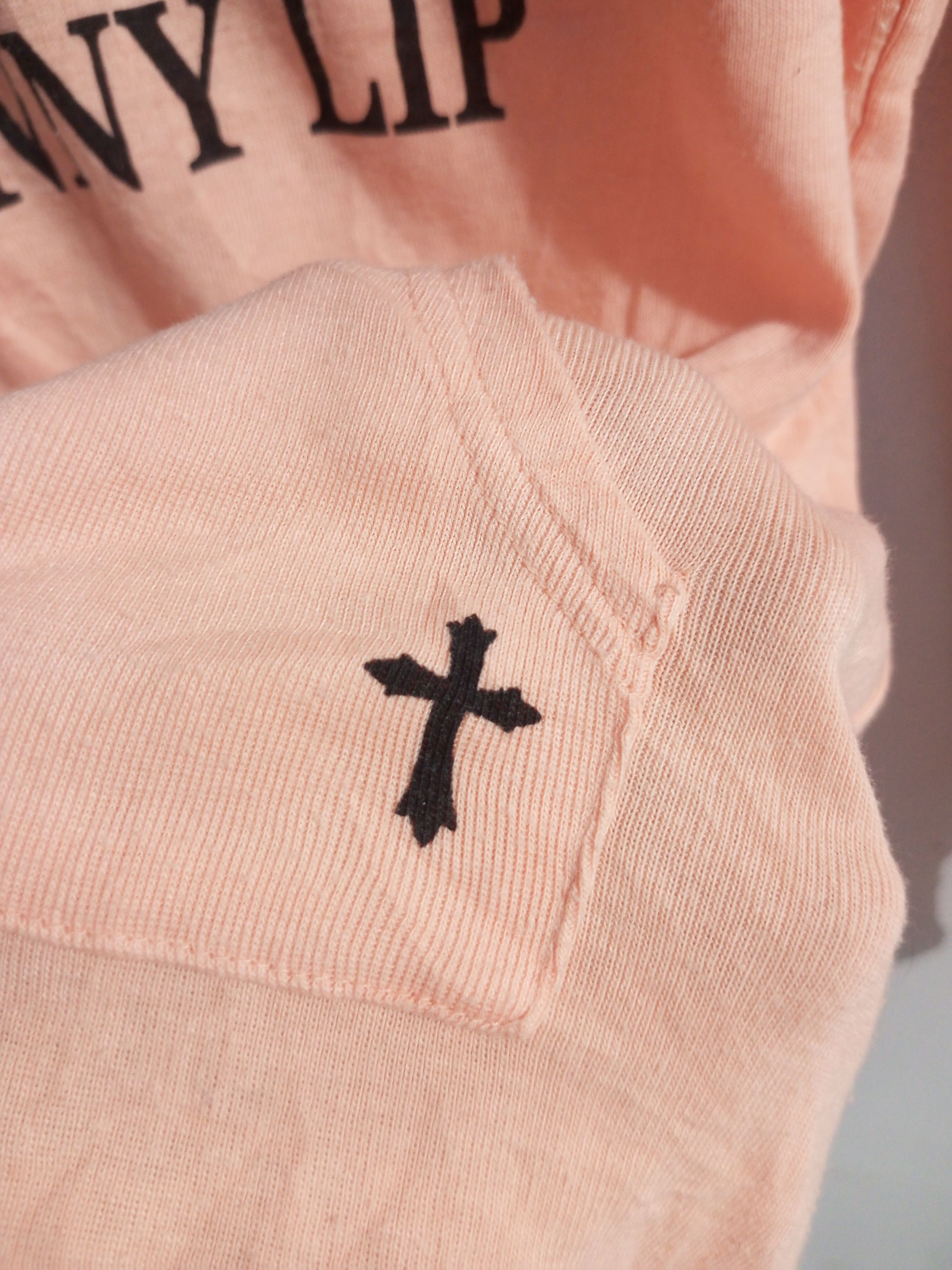 If Six Was Nine × Japanese Brand × Le Grande Bleu (L.G.B.) Vintage skinny lip embroidery cross hoodie Size S / US 4 / IT 40 - 6 Thumbnail