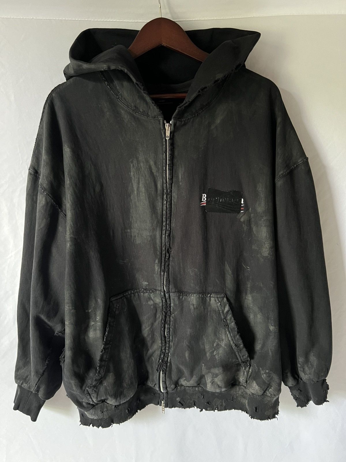Balenciaga Balenciaga Mud Gaffer Hoodie Size US XL / EU 56 / 4 - 1 Thumbnail