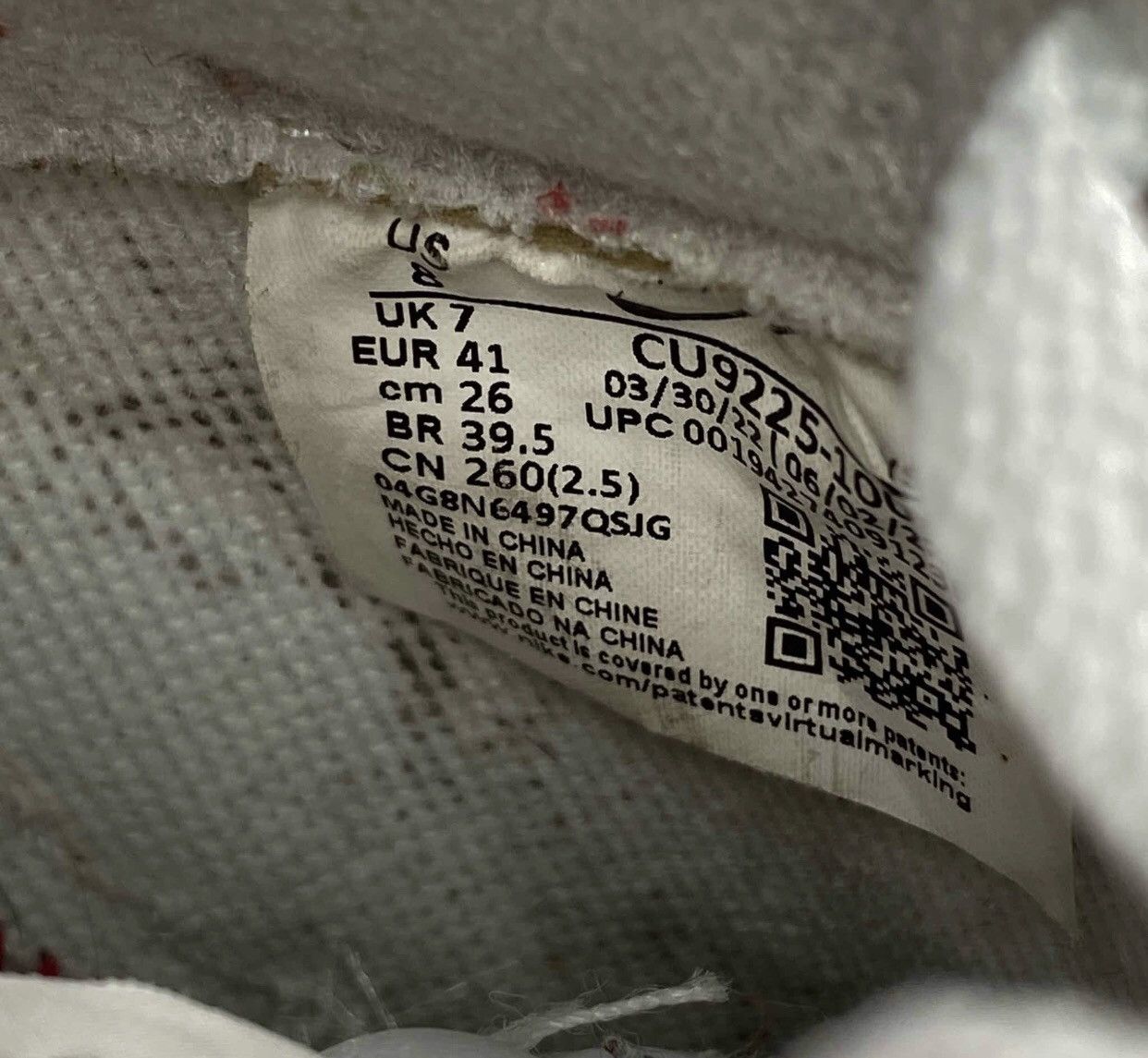 Nike Supreme x Air Force 1 Low 'Box Logo - White' Size US 8 / EU 41 - 7 Thumbnail