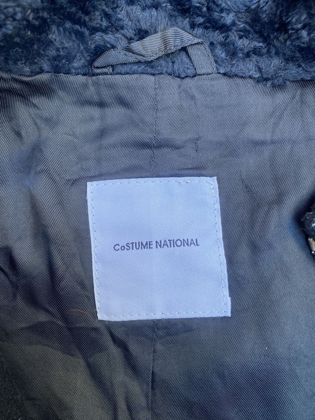 Costume National Fall 2000- Spiral Zip Wool/Nylon Blend Jacket Size S / US 4 / IT 40 - 13 Thumbnail