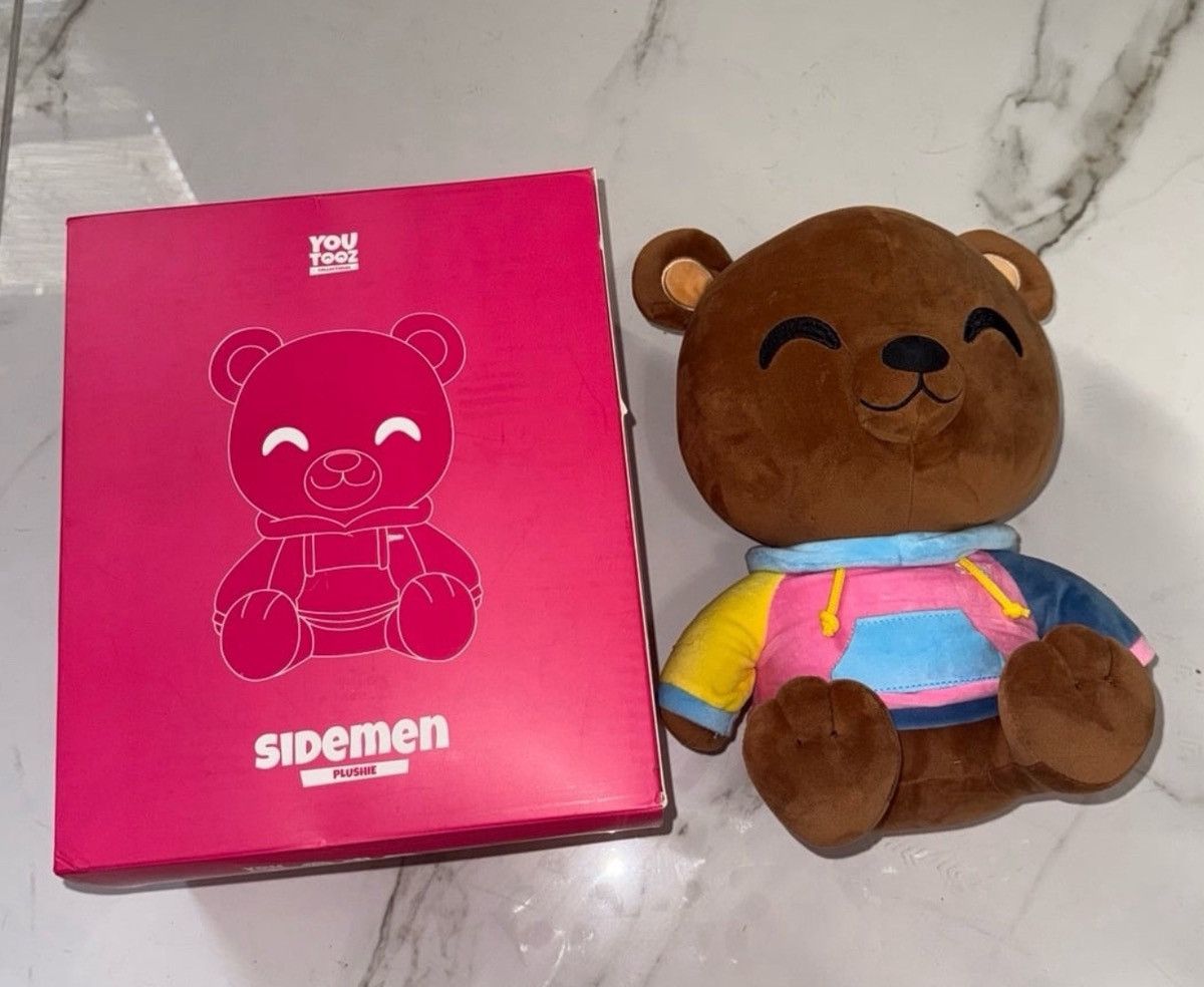 Other Youtooz X Sidemen U.K. Group vintage Plushie Bear pre-owned Size ONE SIZE - 4 Thumbnail