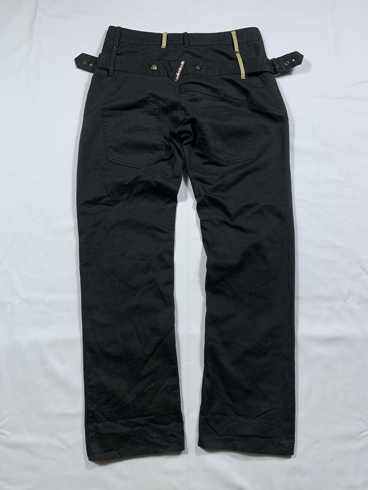 Tornado Mart British Punk doublewaist Timely Warning Gothic Punk style Size US 31 - 3 Thumbnail