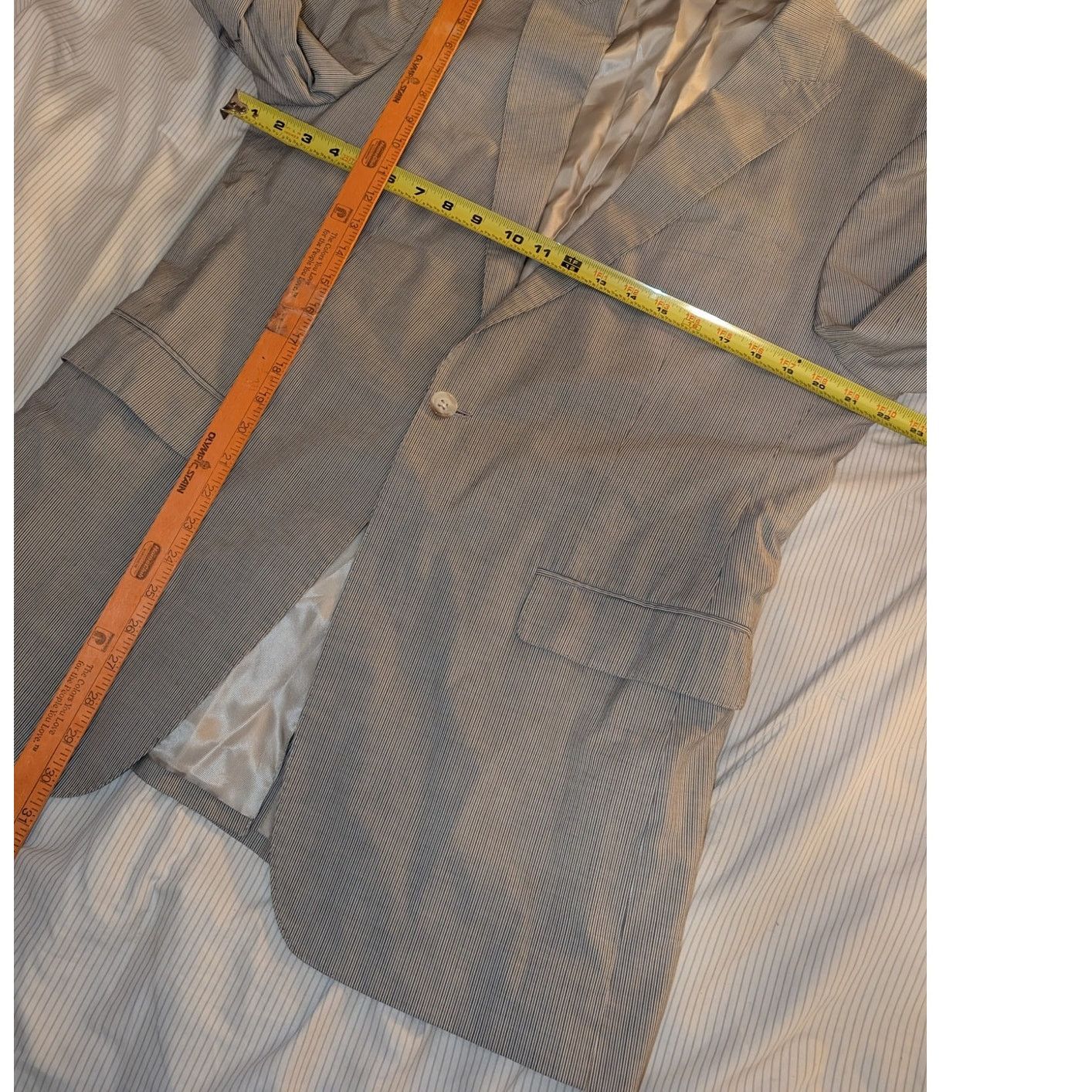 Banana Republic Banana Republic Cotton One Button Blazer 42R Tailored fit Size 42R - 4 Thumbnail