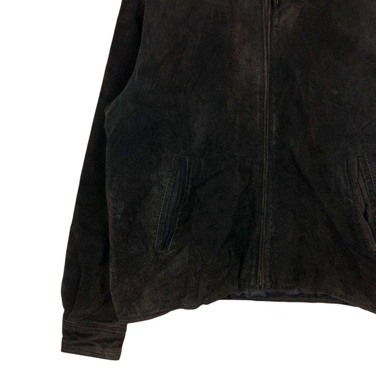Japanese Brand 🔥VINTAGE GENUINE LEATHER JACKET XENON MEN ISSEY MIYAKE Size US L / EU 52-54 / 3 - 6 Thumbnail