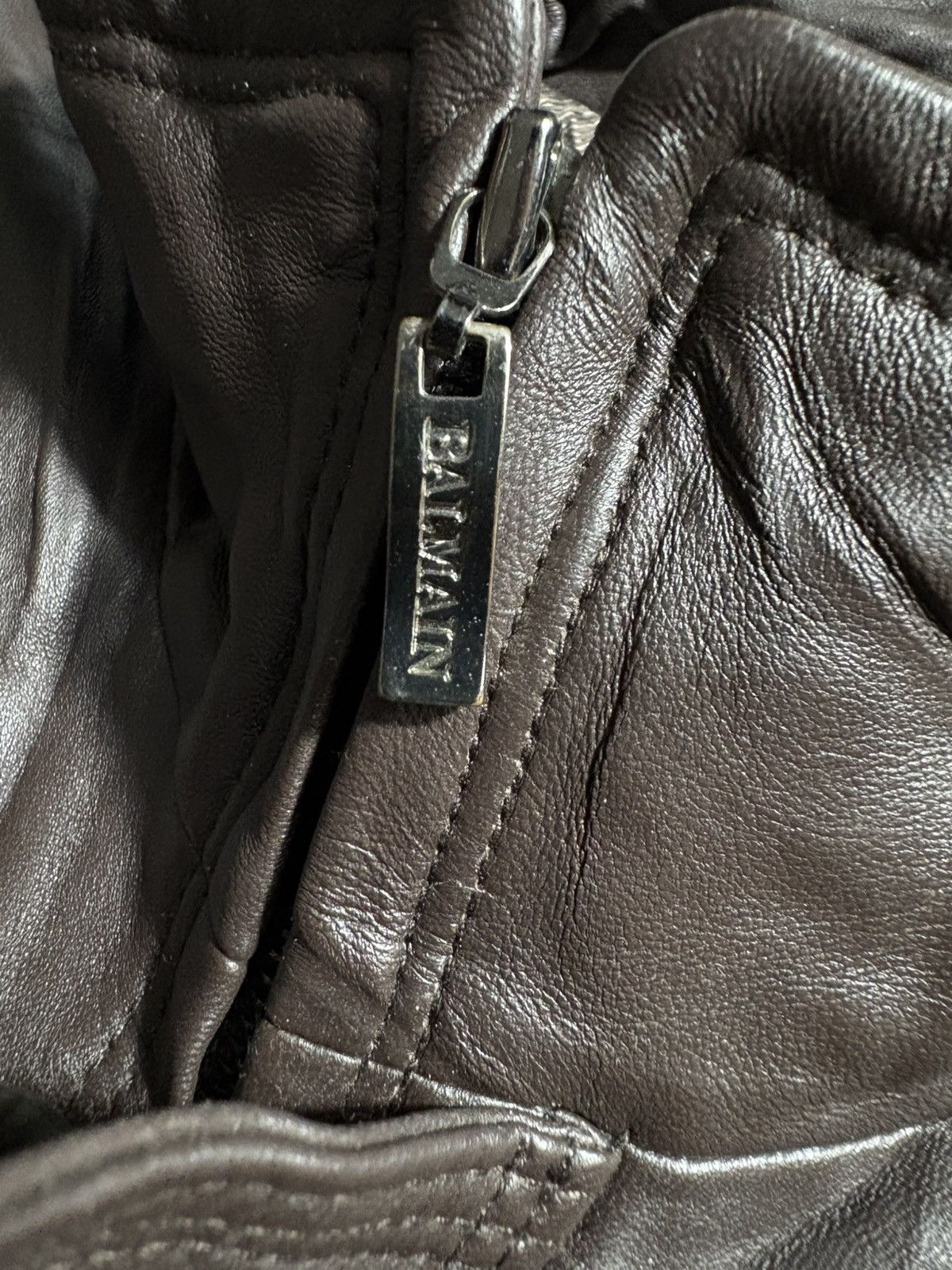 Balmain VINTAGE BALMAIN LEATHER JACKET Size US M / EU 48-50 / 2 - 6 Thumbnail