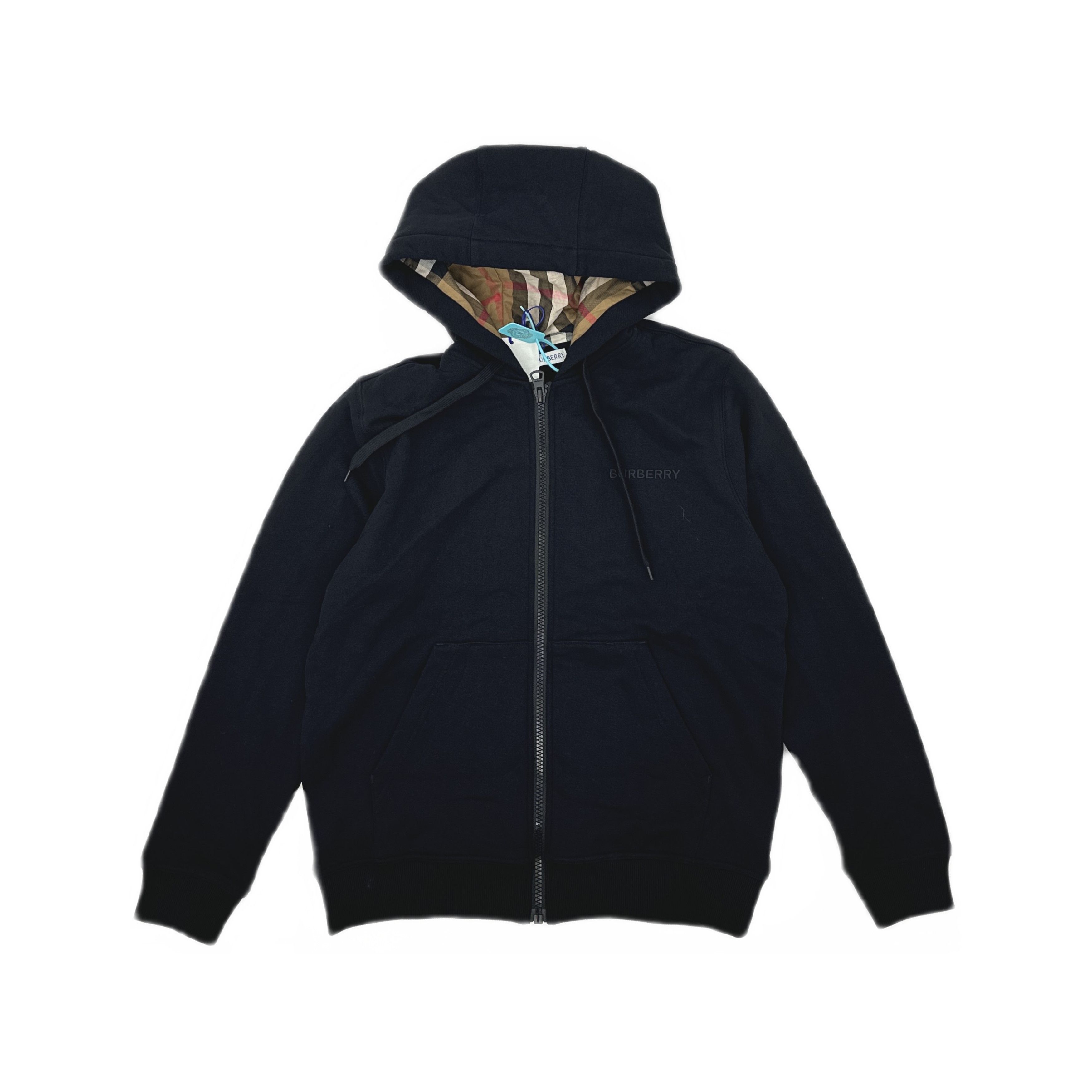 Burberry Burberry Check Lined Zip-Up Hoodie Size M Size US M / EU 48-50 / 2 - 1 Thumbnail