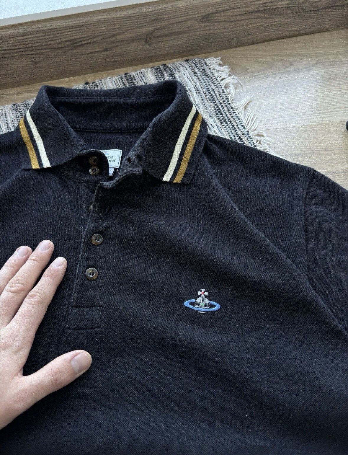 Other Vivienne Westwood Vintage classic Polo black Tee Size US XL / EU 56 / 4 - 4 Thumbnail