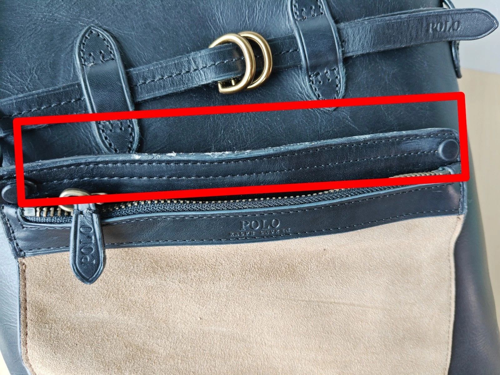 Polo Ralph Lauren Polo Ralph Lauren Bellport Leather Large Bucket Bag FTP 0012 Size ONE SIZE - 12 Thumbnail