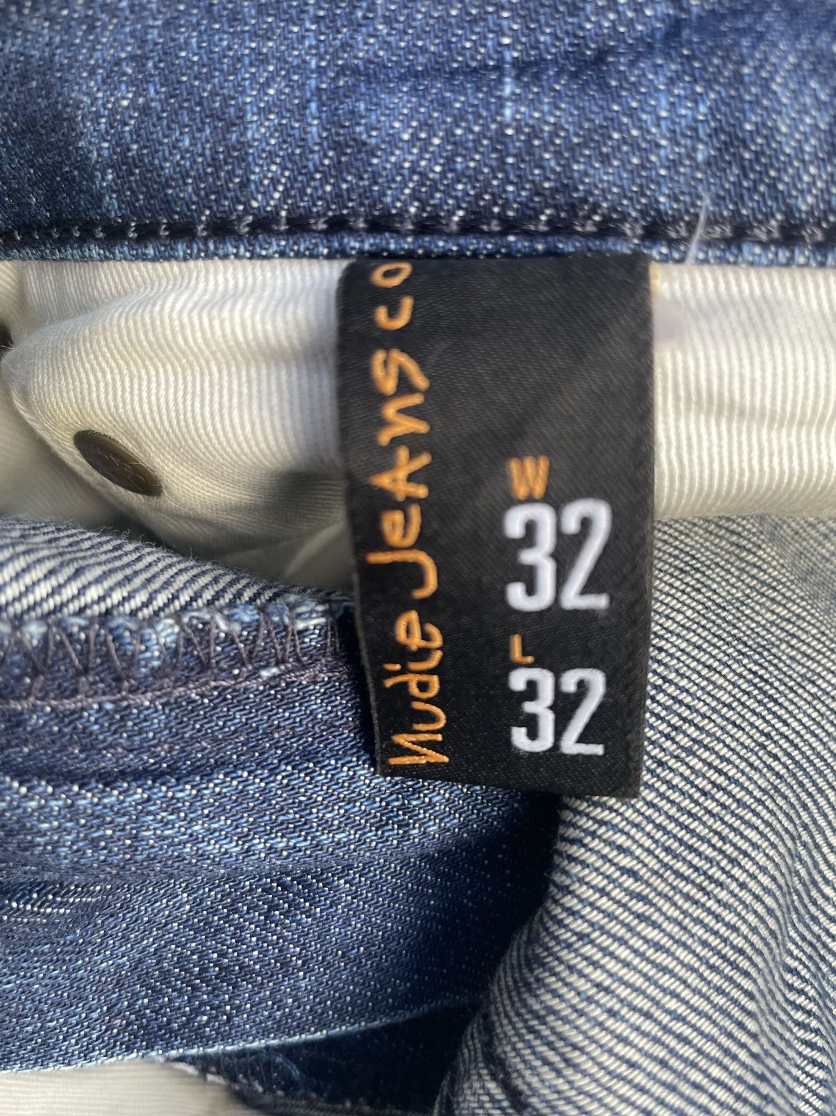 Nudie Jeans Nudie Thin Finn Faded Wash Denim Size US 33 - 17 Thumbnail