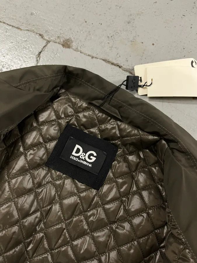 Dolce & Gabbana 2000s Dolce & Gabbana Officer Buttoned Khaki Olive Jacket Size US S / EU 44-46 / 1 - 9 Thumbnail