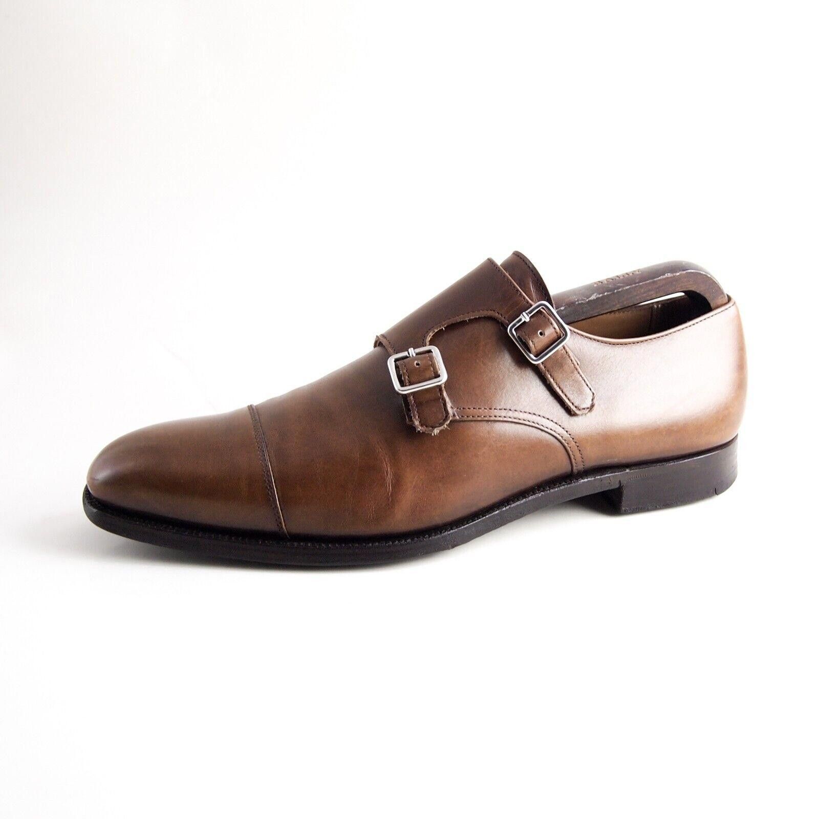 Crockett & Jones Crockett Jones Lowndes Double Monks Brown US 8.5 E EU 41.5 Size US 8.5 / EU 41-42 - 1 Thumbnail